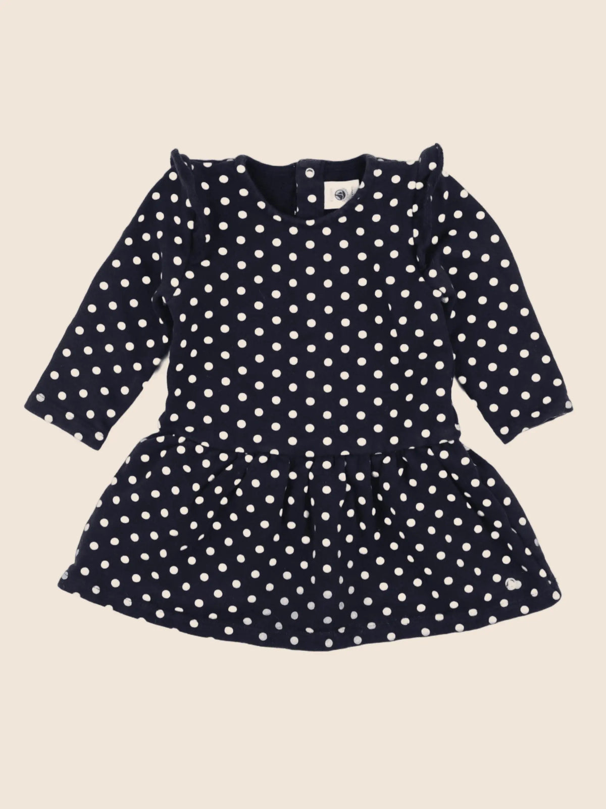 Petit Bateau - robe bleu - 12 mois