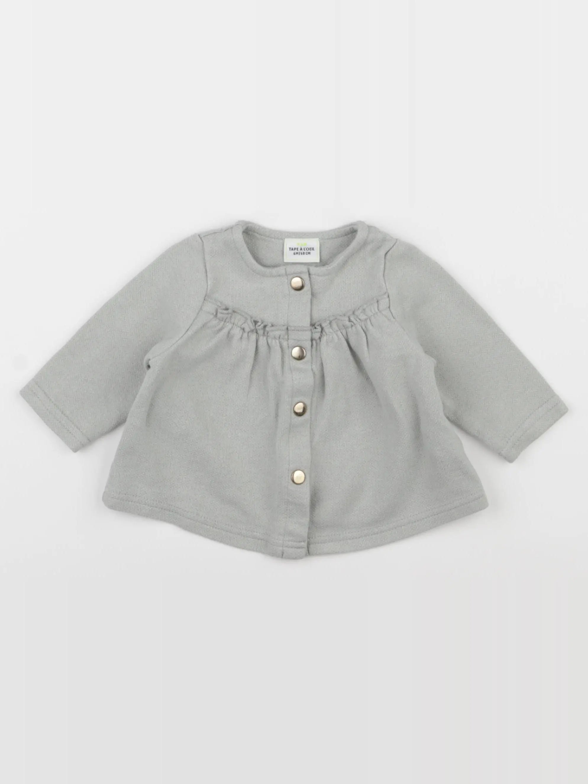 Tape à l'oeil - sweat vert - 6 mois