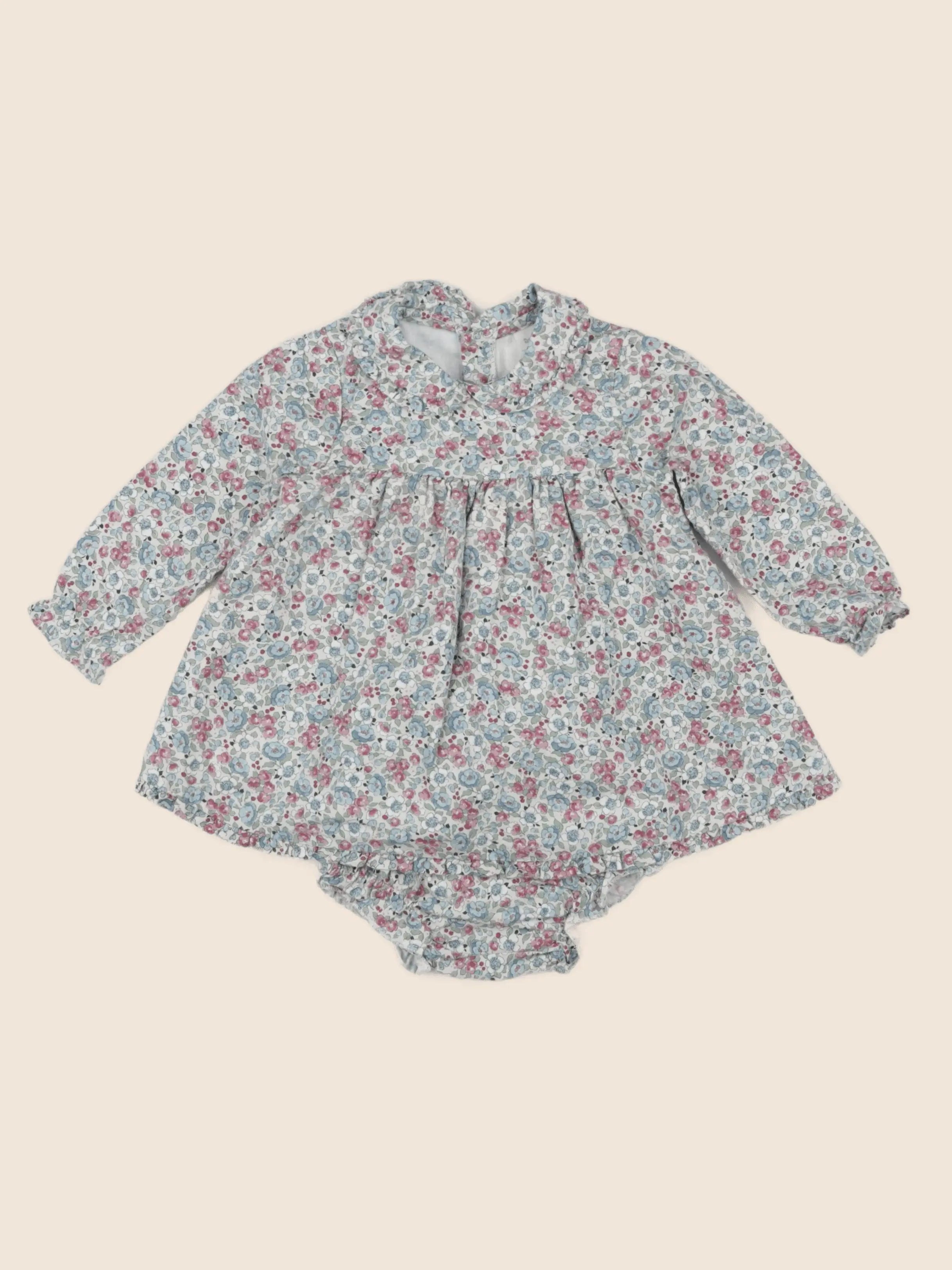 Dona Carmen - robe bleu, rose, vert - 12 mois