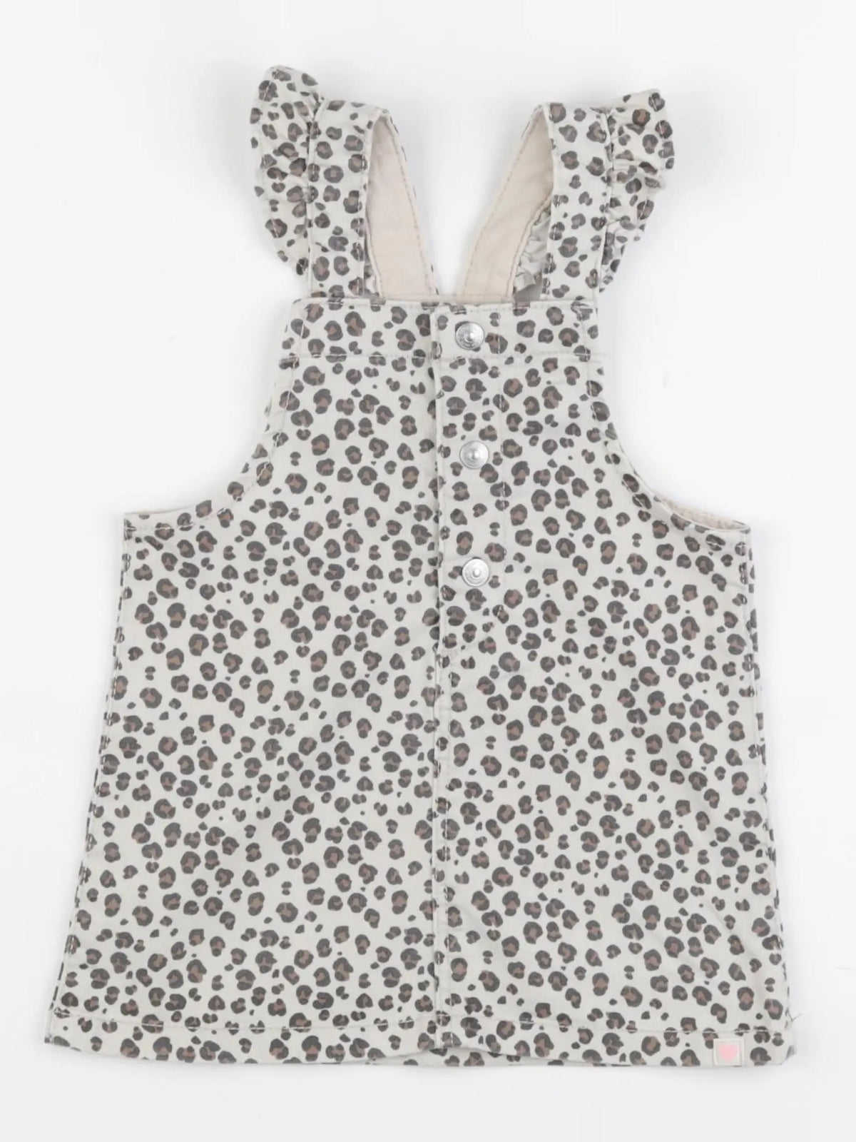 H&M - robe marron - 6/9 mois