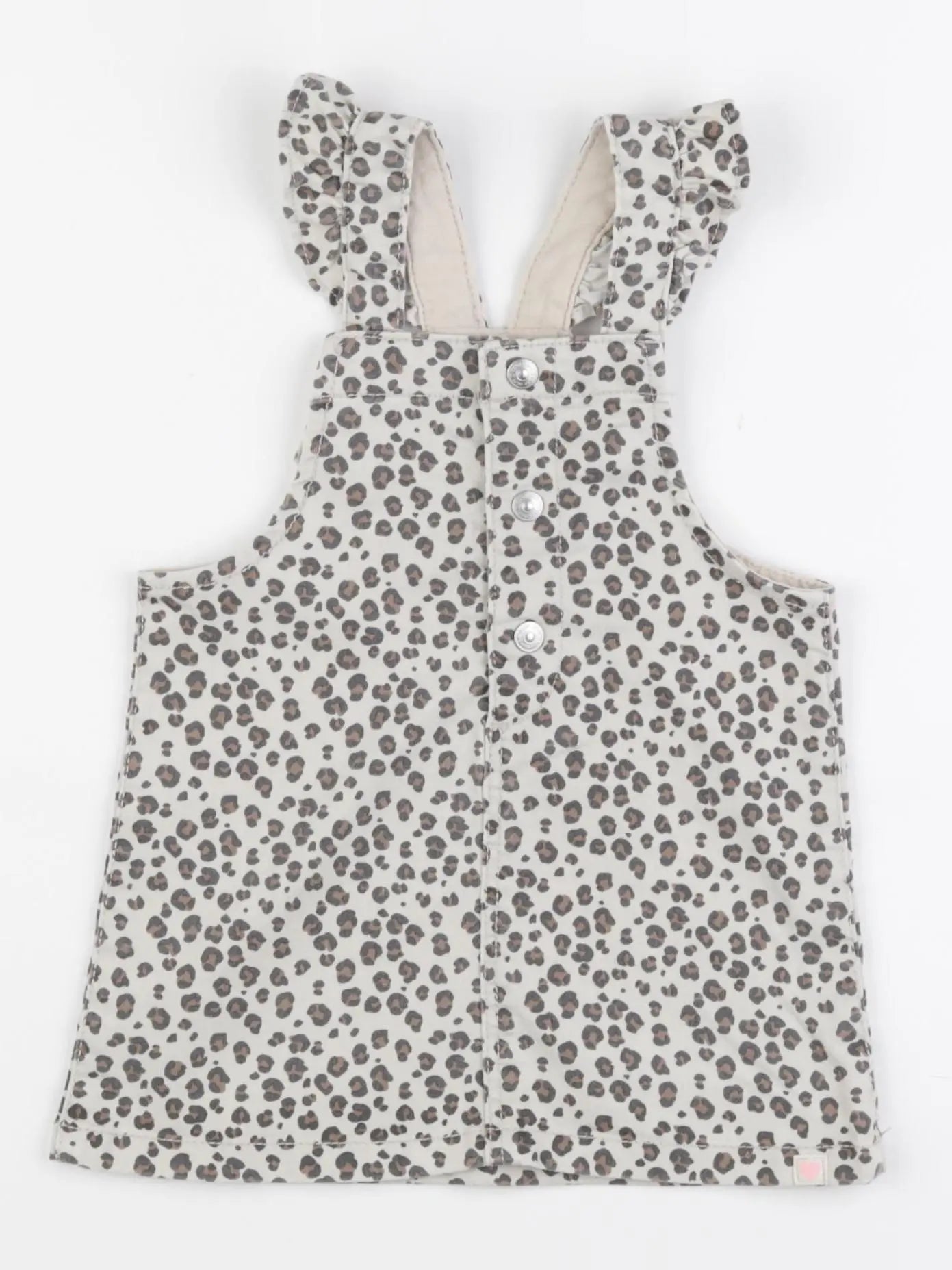 H&M - robe marron - 6/9 mois