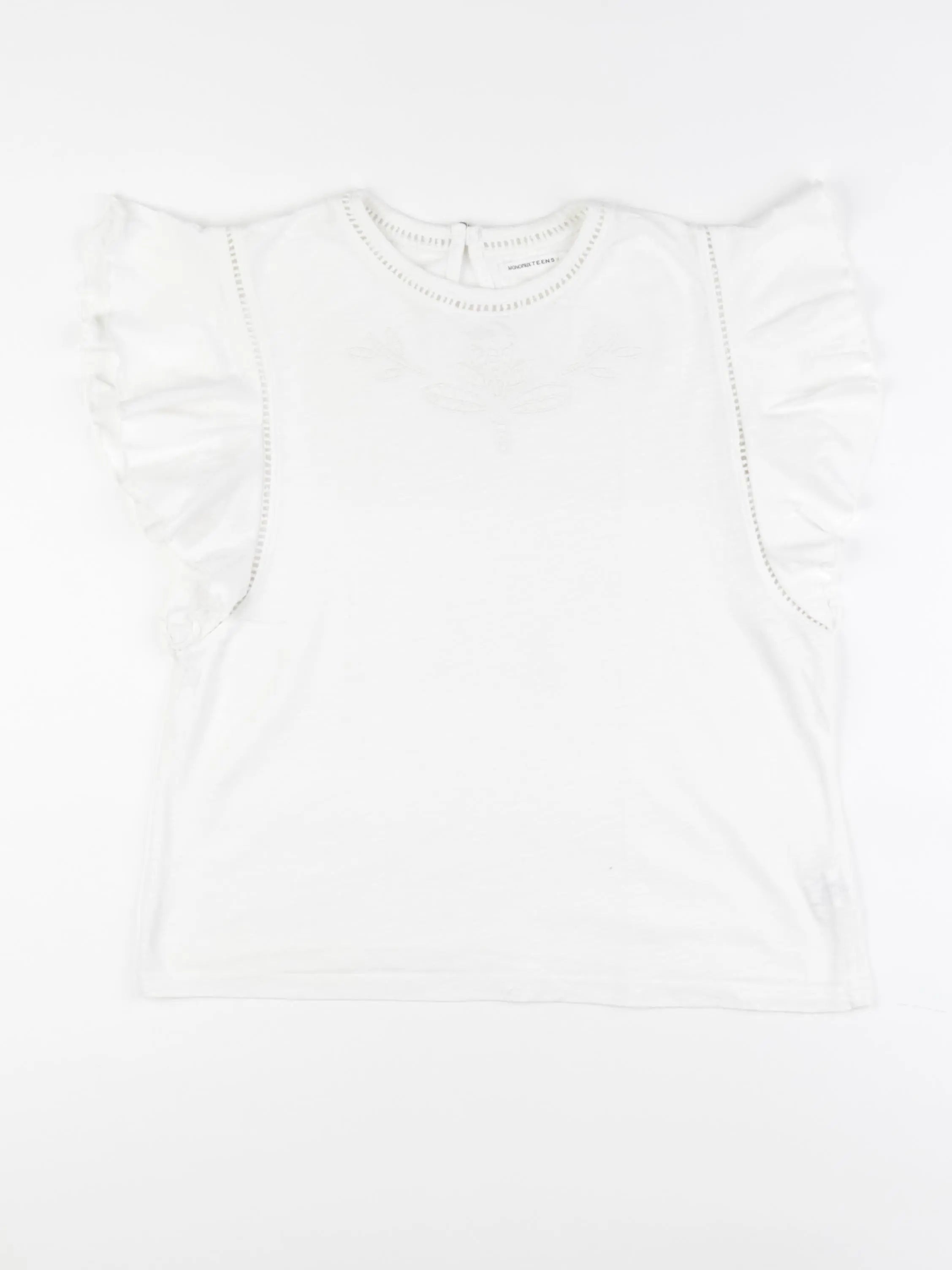 Monoprix - tee-shirt blanc - 14 ans