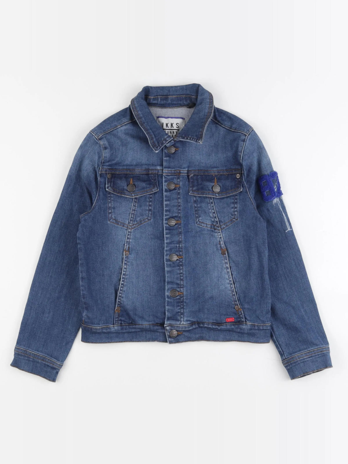 IKKS - veste bleu - 8 ans