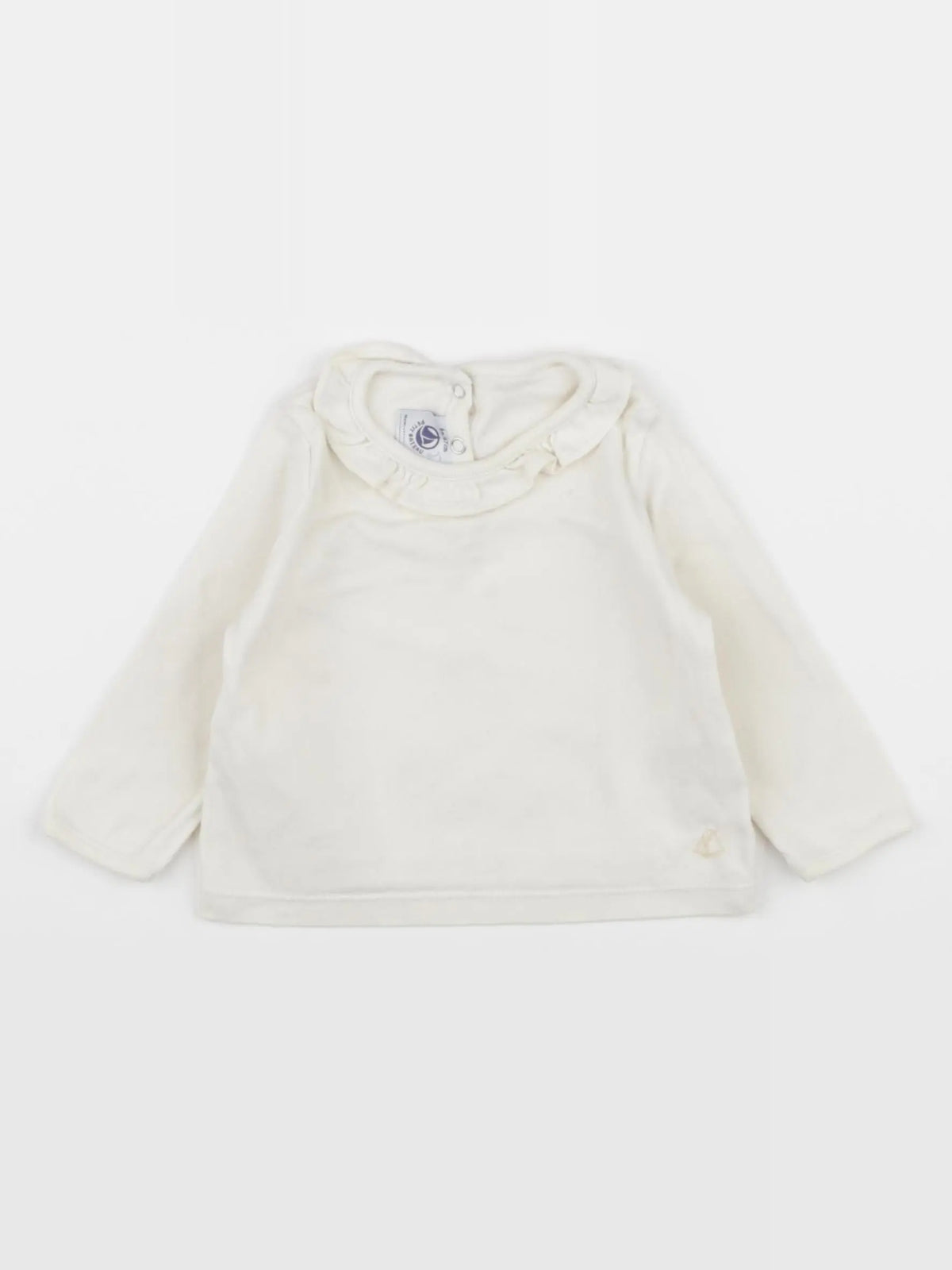 Petit Bateau - tee-shirt beige - 6 mois