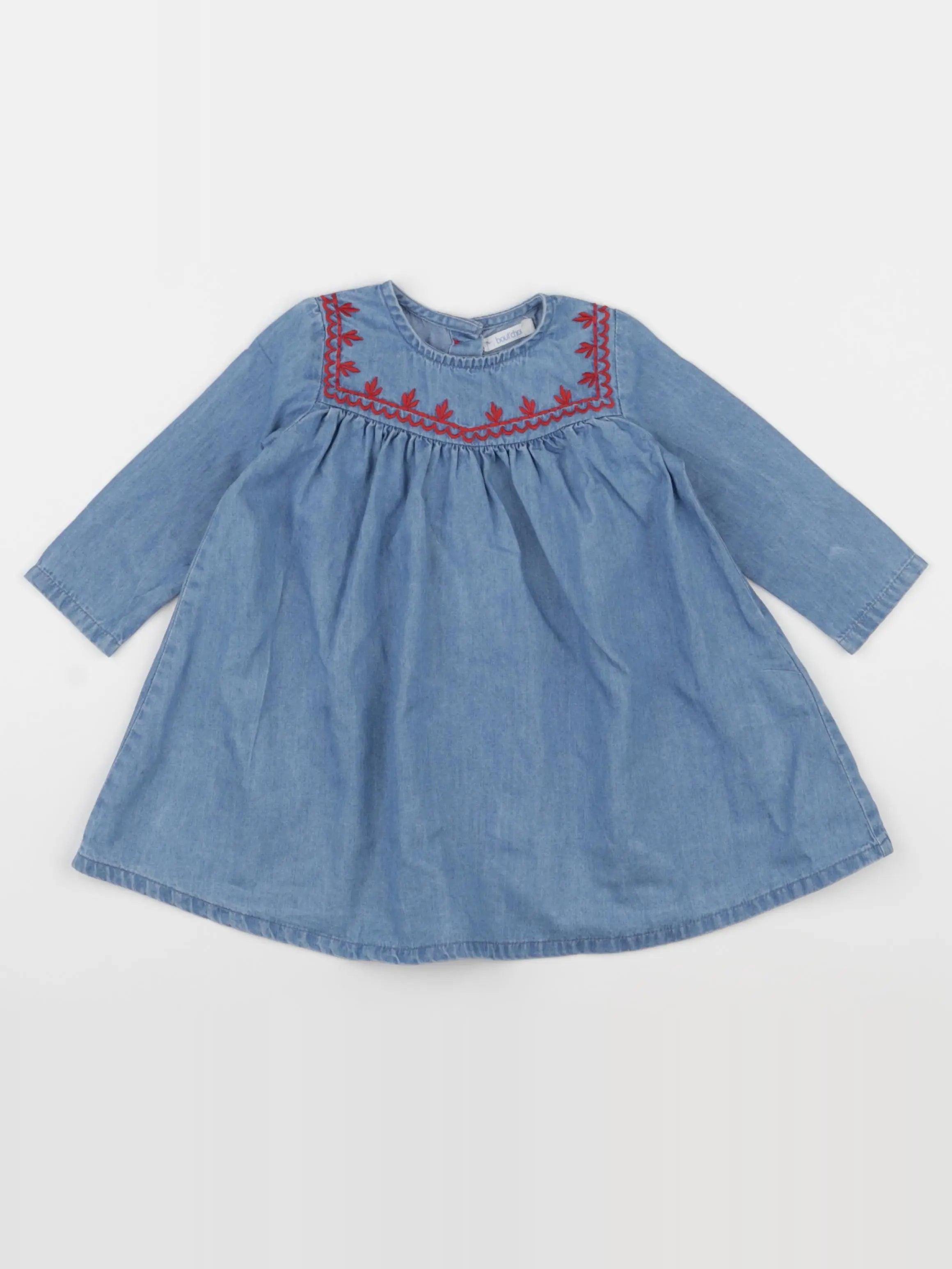 Boutchou - robe bleu - 9 mois