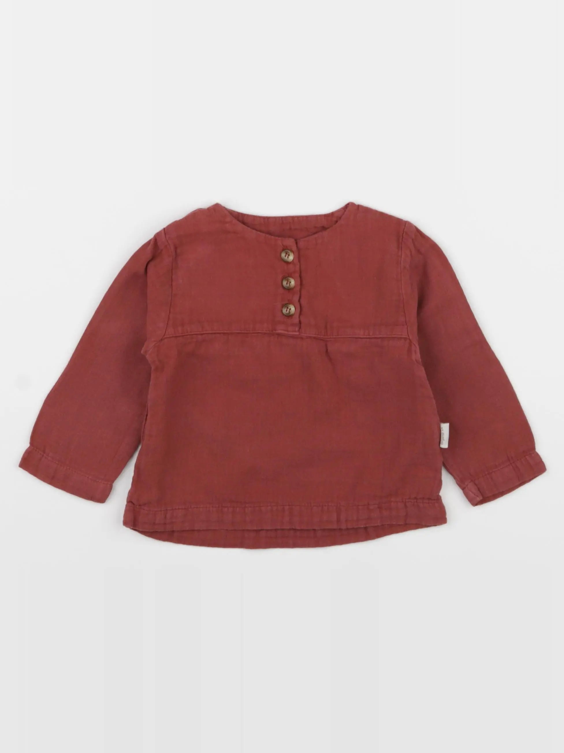 Poudre Organic - blouse rouge - 1 mois