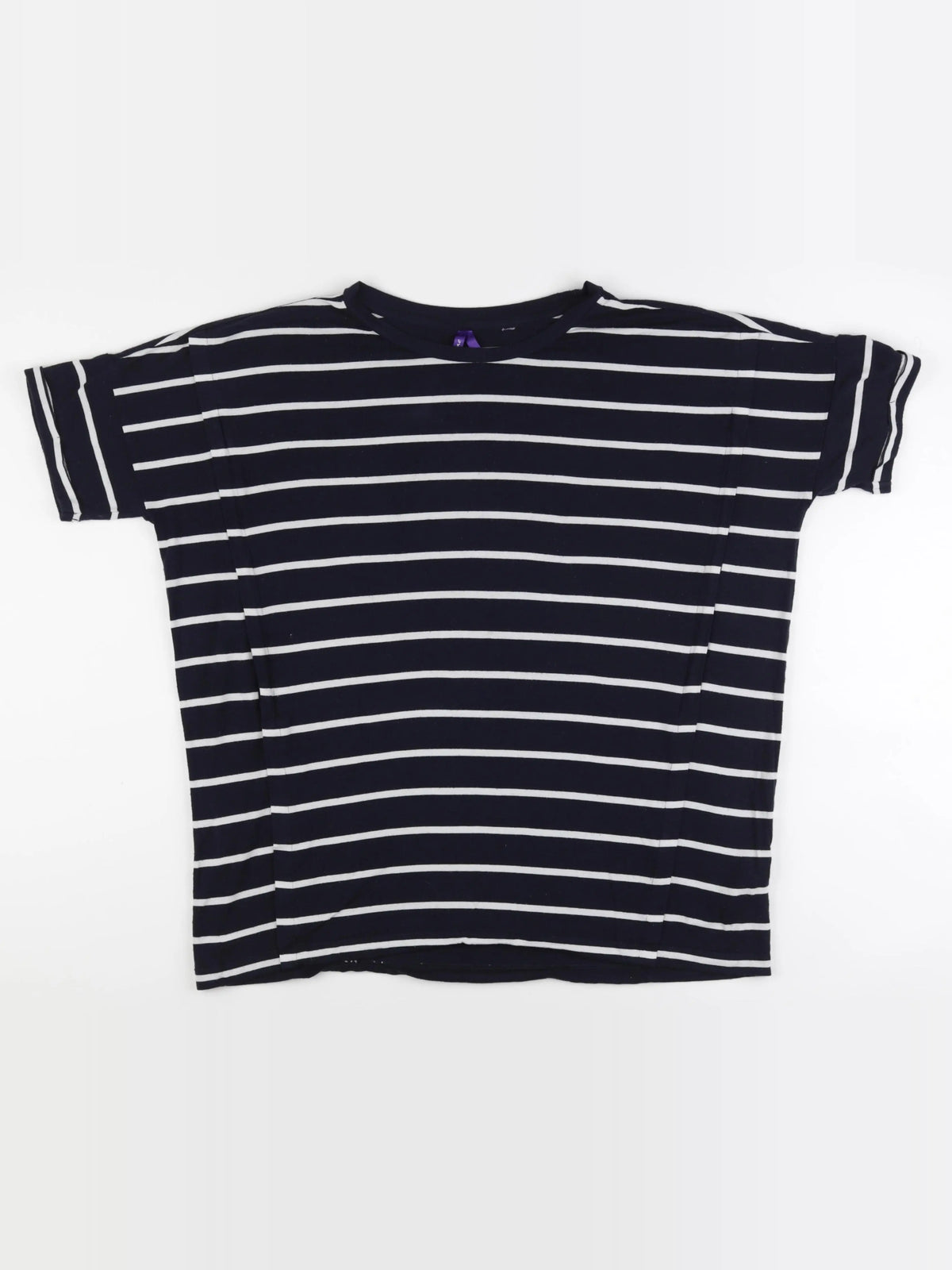 Seraphine - tee-shirt grossesse, allaitement blanc, bleu - xs