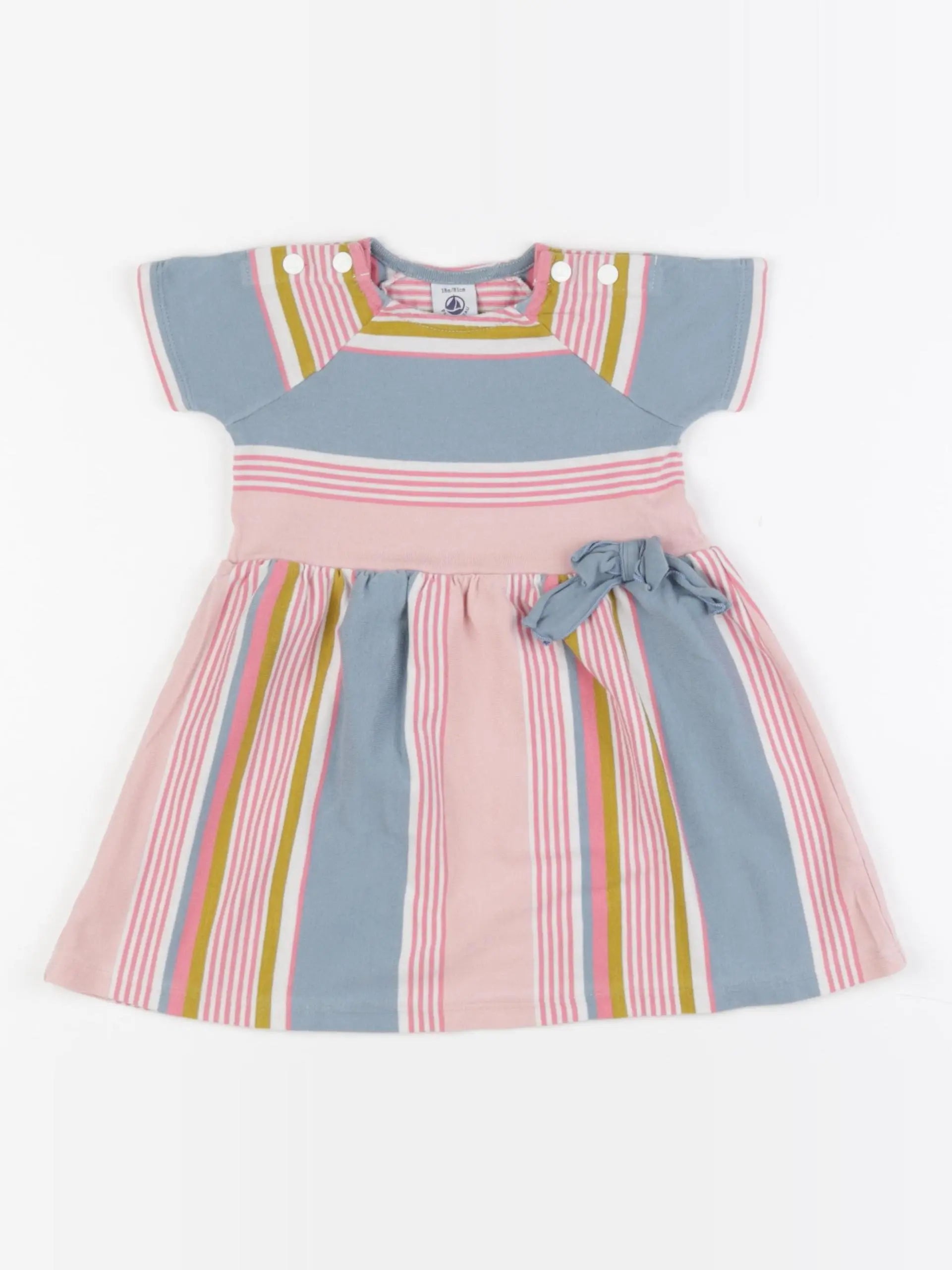 Petit Bateau - robe rose - 18 mois