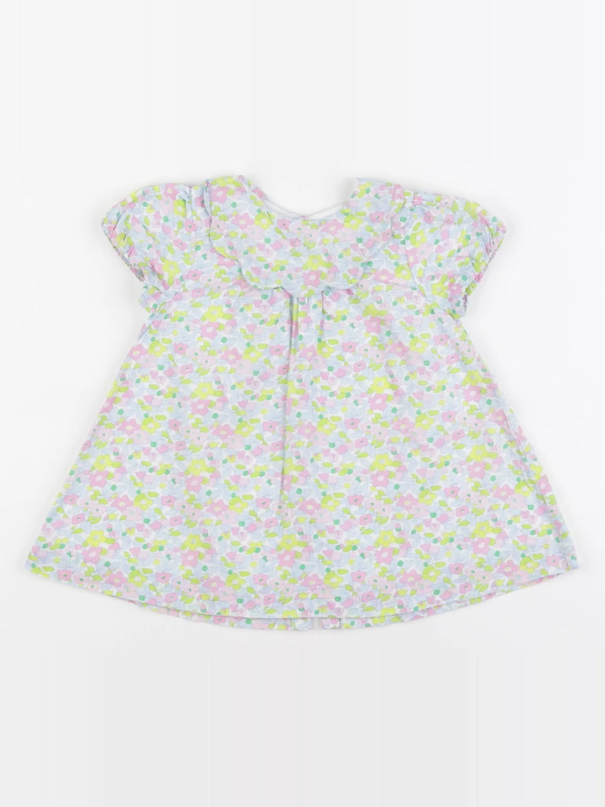 Jacadi - robe liberty multicolore - 12 mois