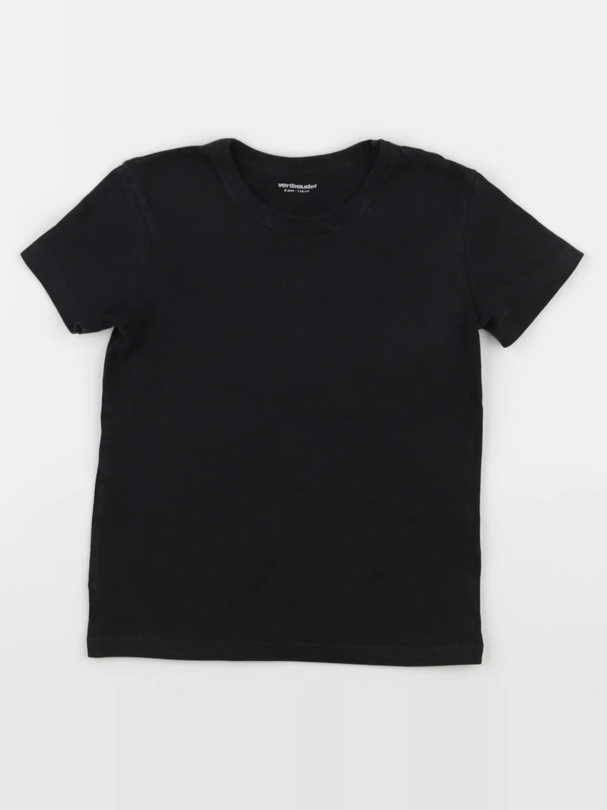 Vertbaudet - maillot de corps noir - 6 ans