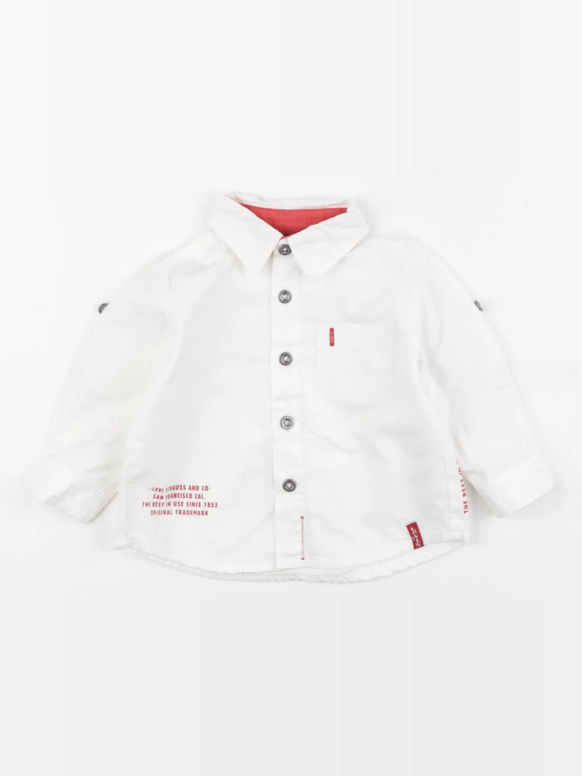 Levi's - chemise blanc - 6 mois