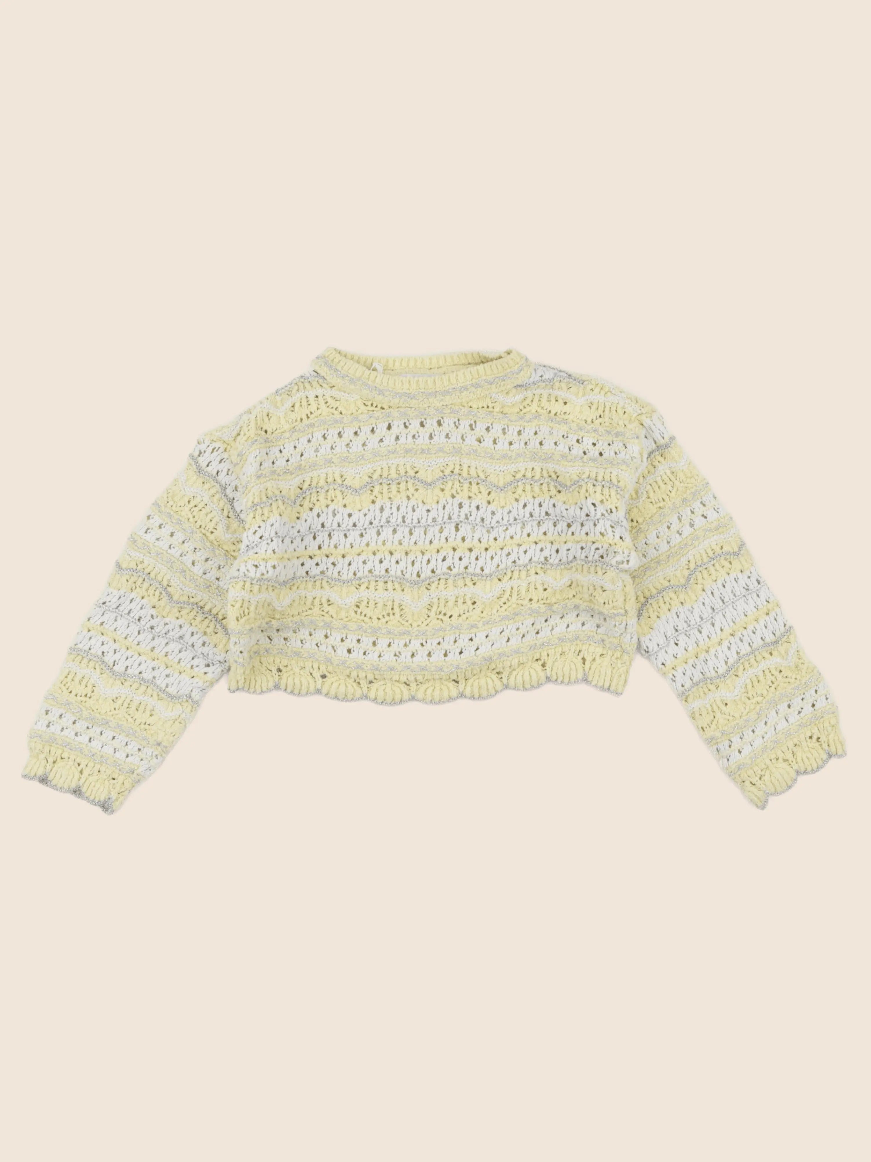 Zara - pull jaune - 6/7 ans