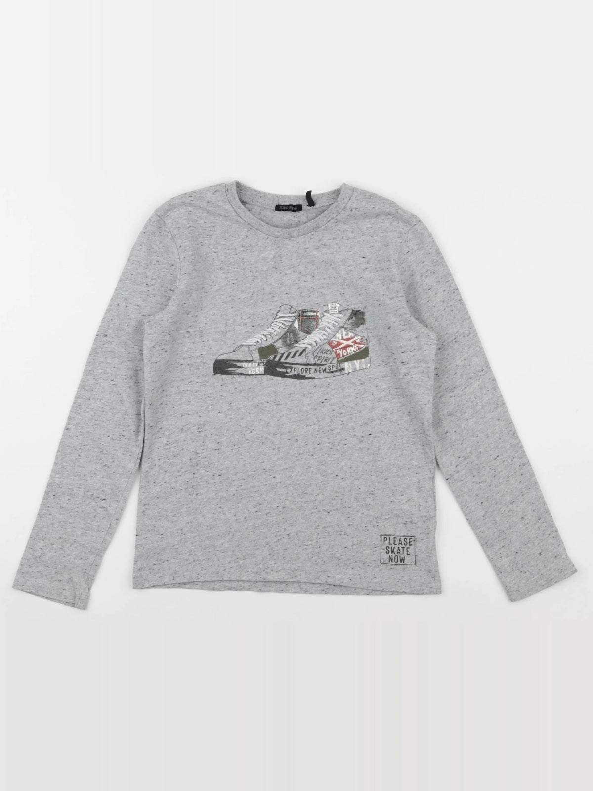 IKKS - tee-shirt gris - 8 ans