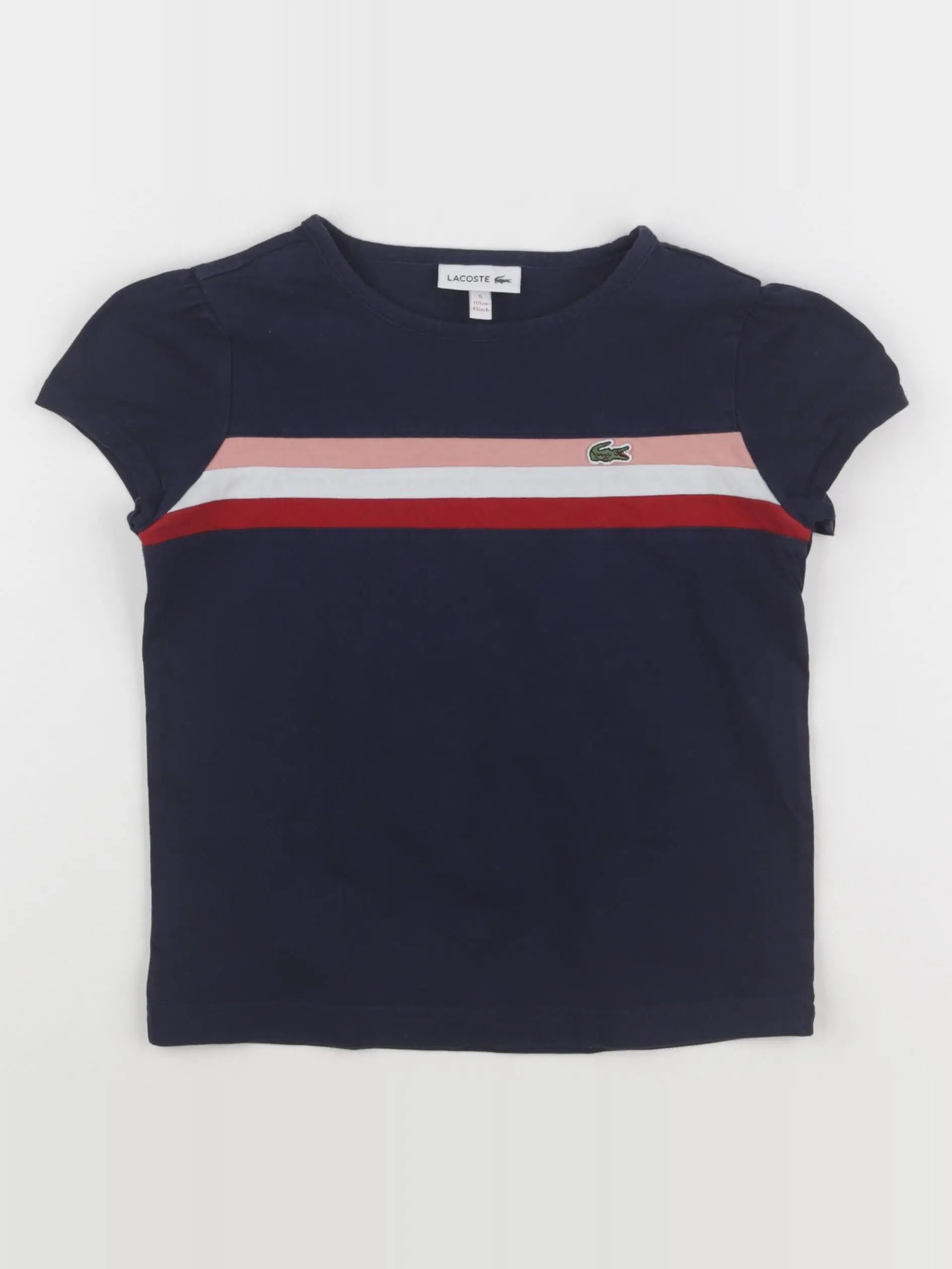 Lacoste - tee-shirt bleu - 5 ans