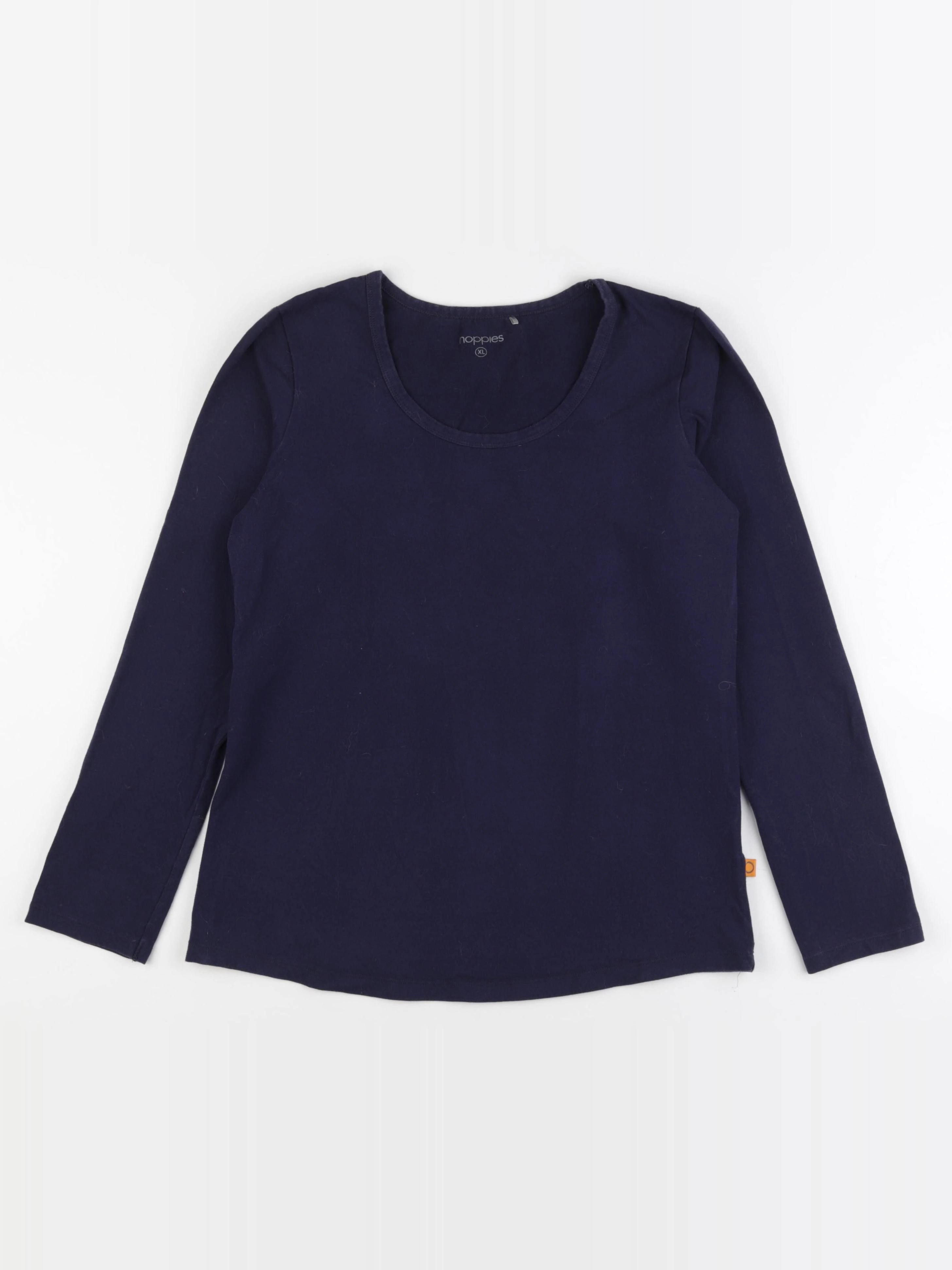 Noppies maternité - tee-shirt grossesse bleu - xl