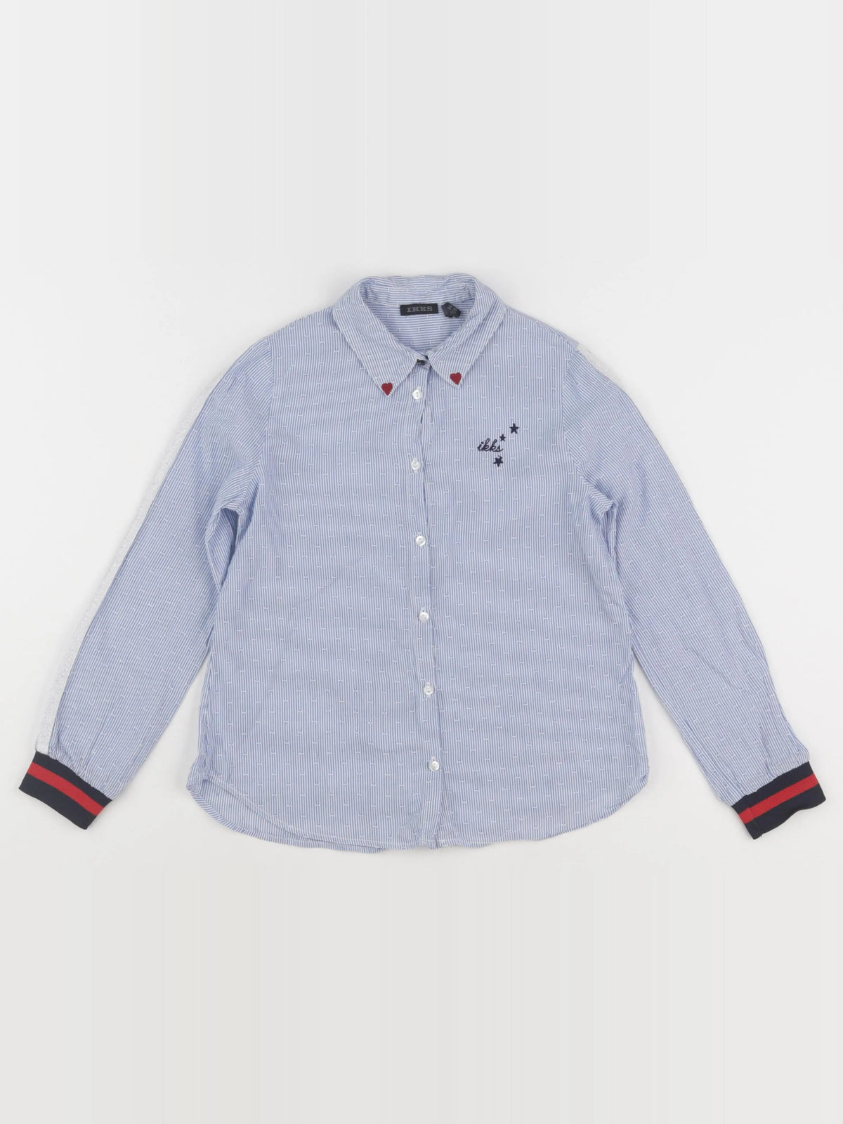IKKS - chemise bleu - 8 ans