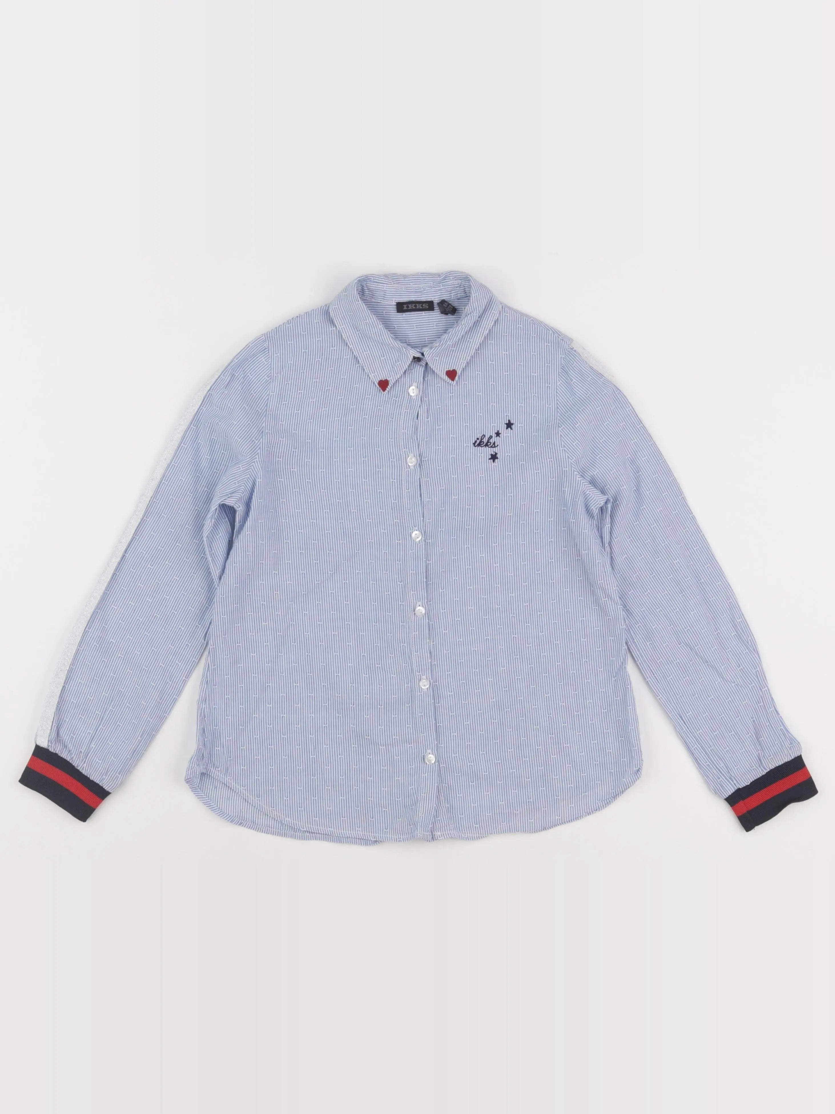 IKKS - chemise bleu - 8 ans