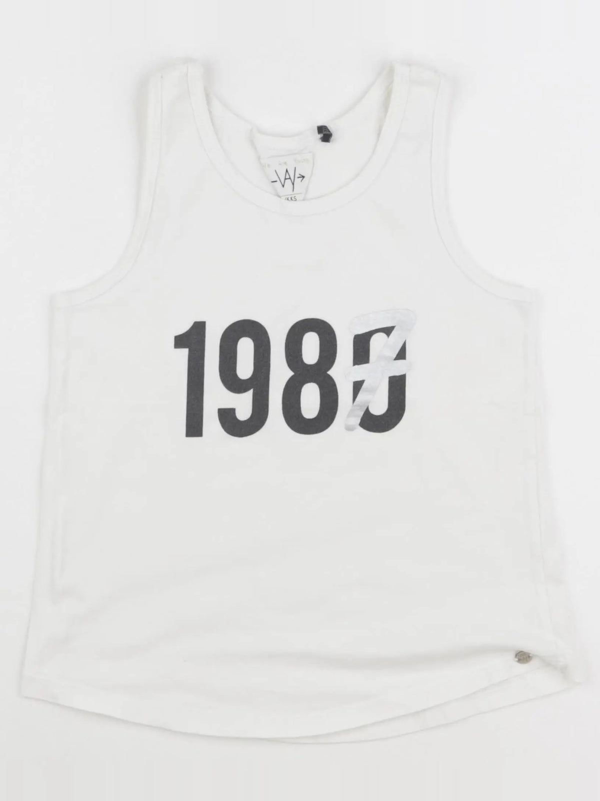 IKKS - débardeur blanc - 10 ans