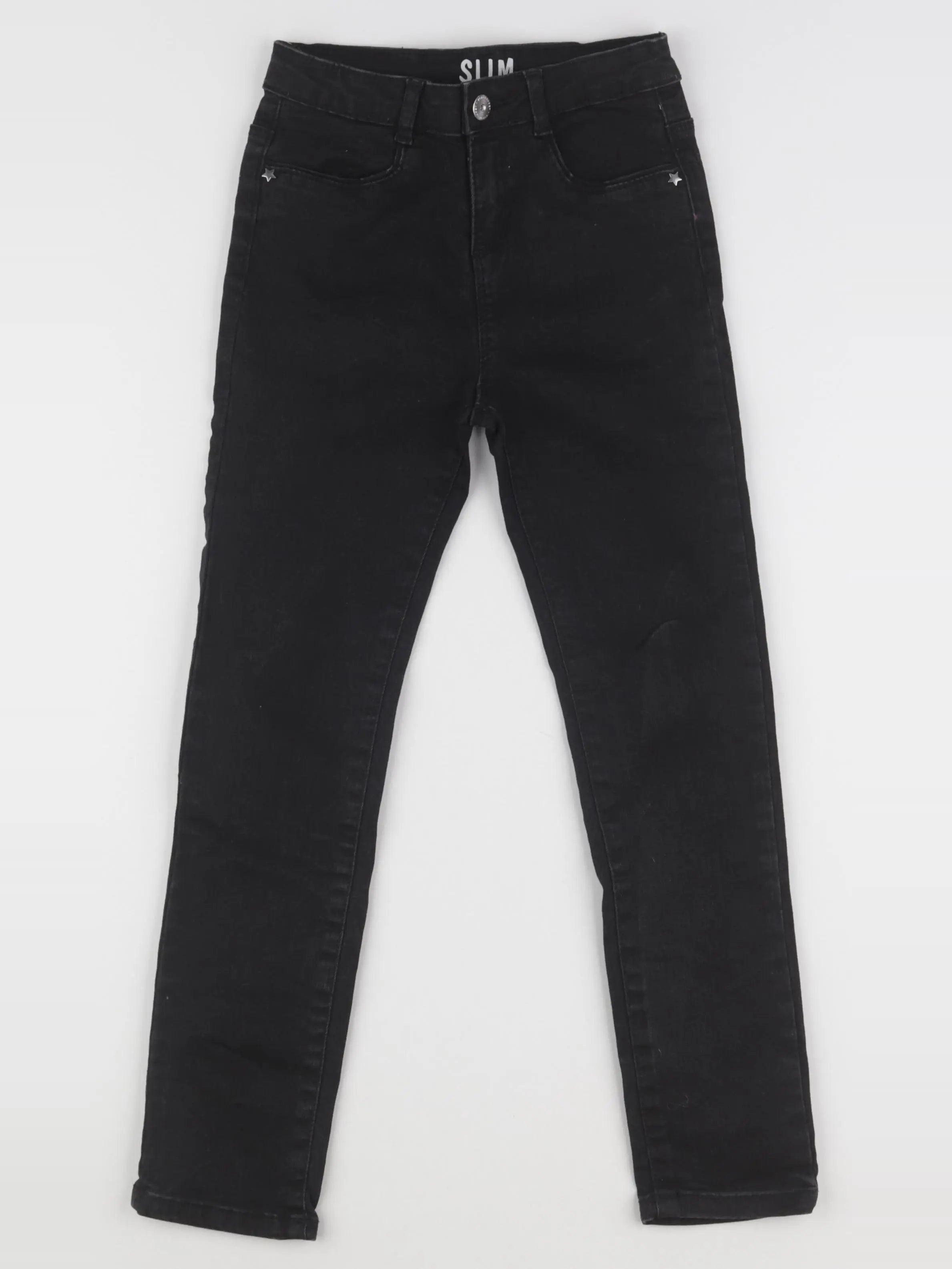 Vertbaudet - jean noir - 8 ans