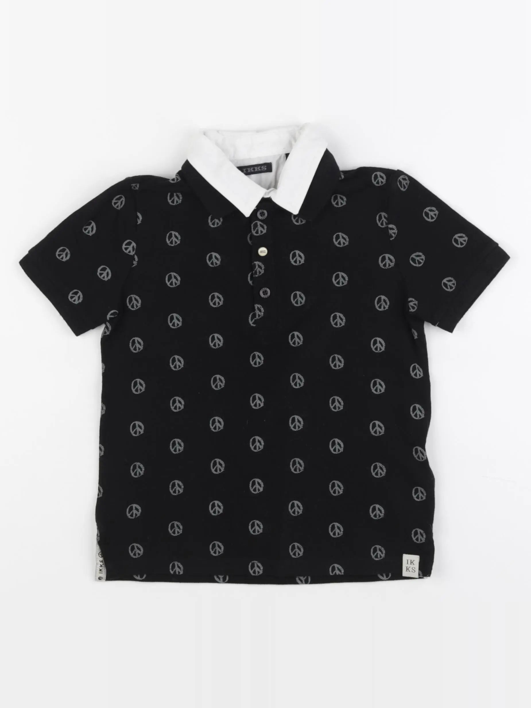 IKKS - polo noir - 4 ans