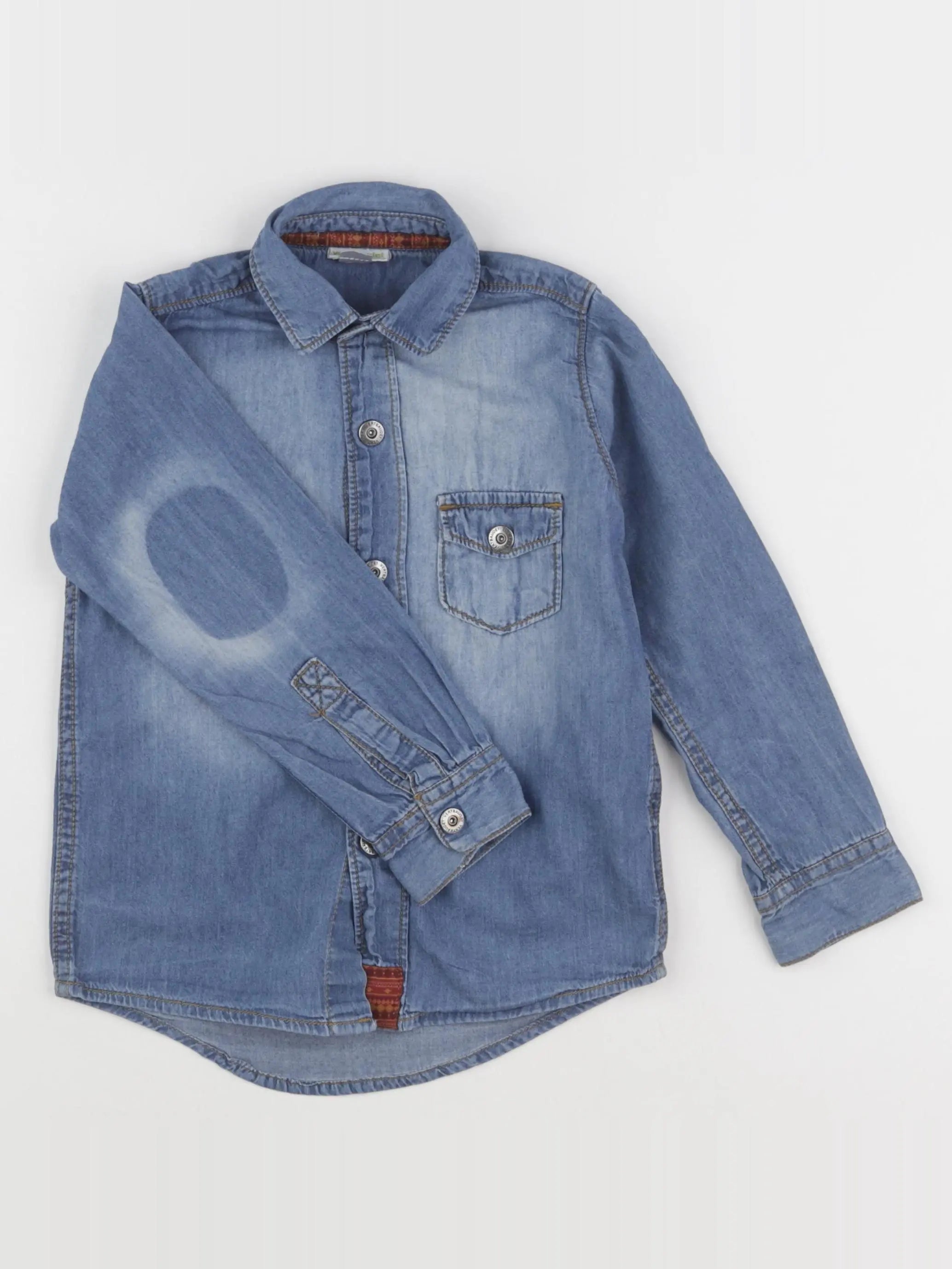 Vertbaudet - chemise bleu - 5 ans