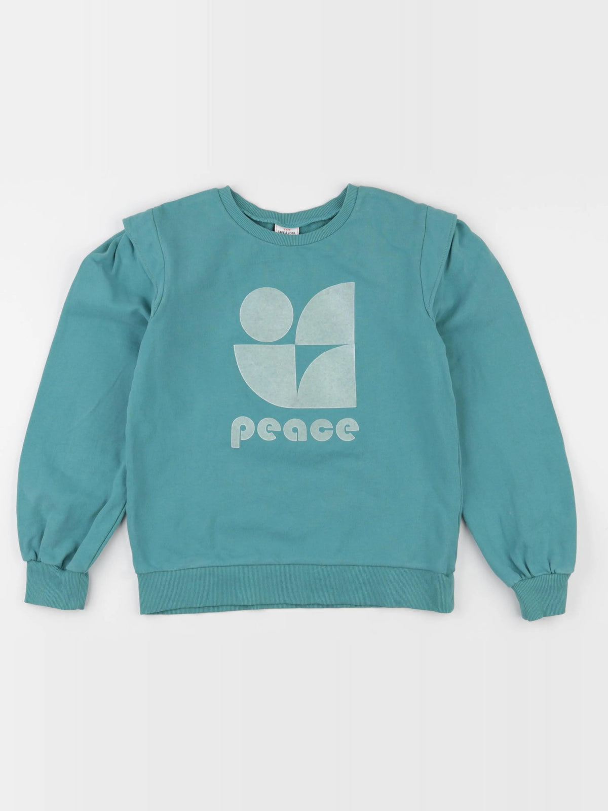 Tape à l'oeil - sweat vert - 12 ans