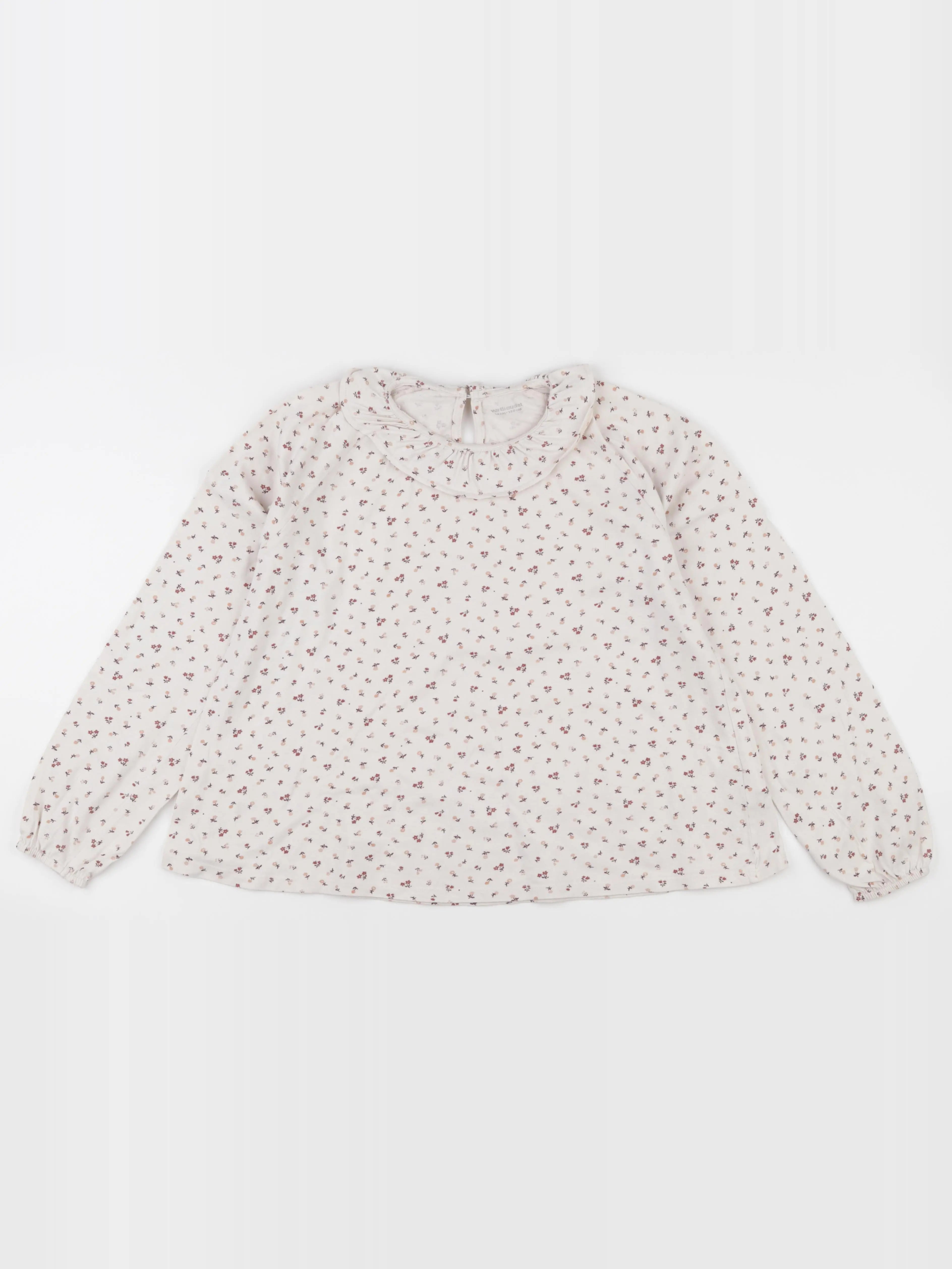 Vertbaudet - tee-shirt beige - 14 ans