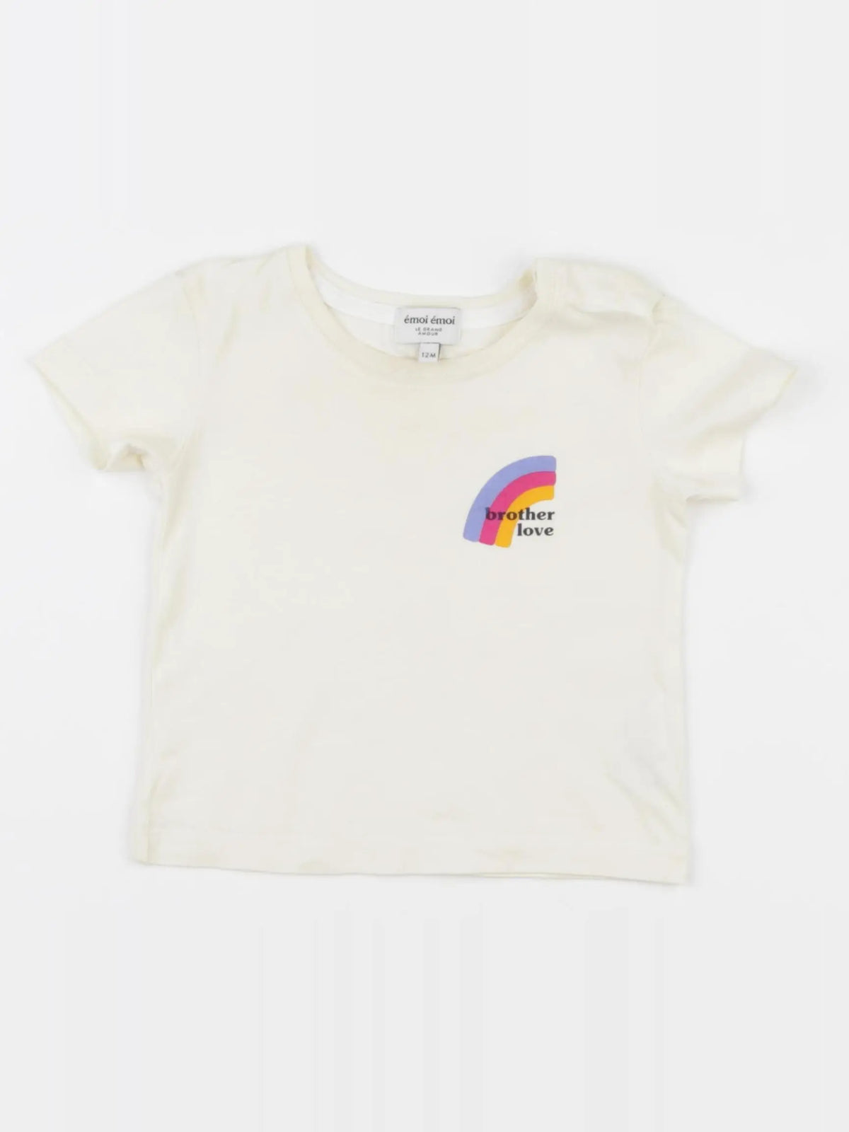 Emoi emoi - tee-shirt beige - 12 mois