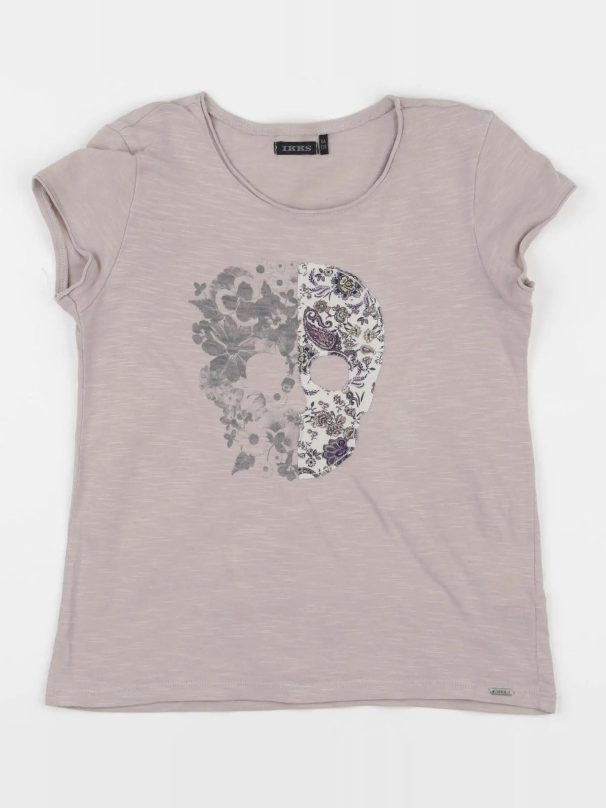 IKKS - tee-shirt gris - 8 ans
