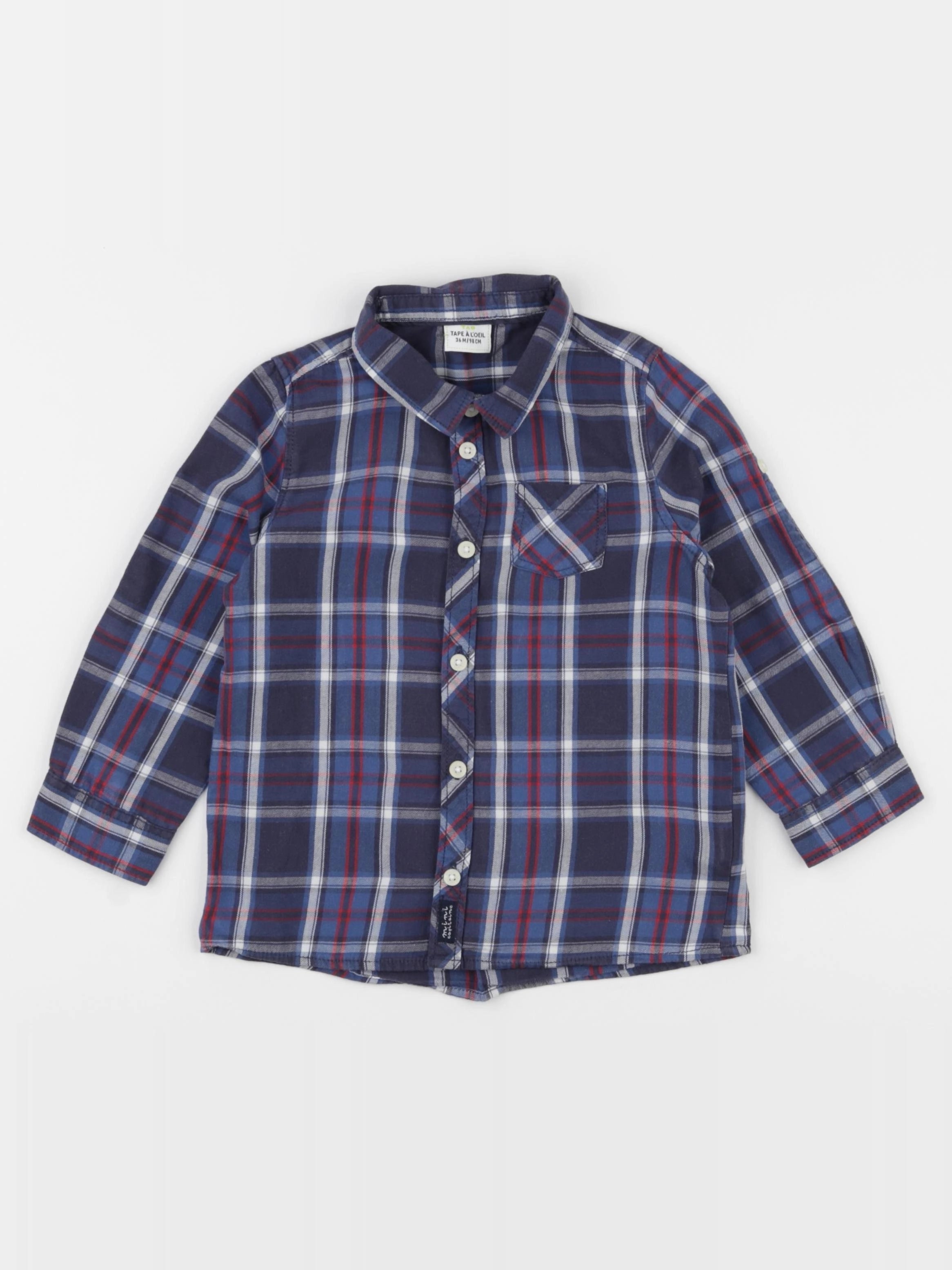 Tape à l'oeil - chemise bleu - 3 ans