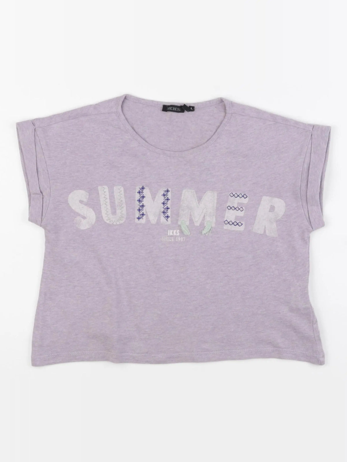IKKS - tee-shirt violet - 6 ans