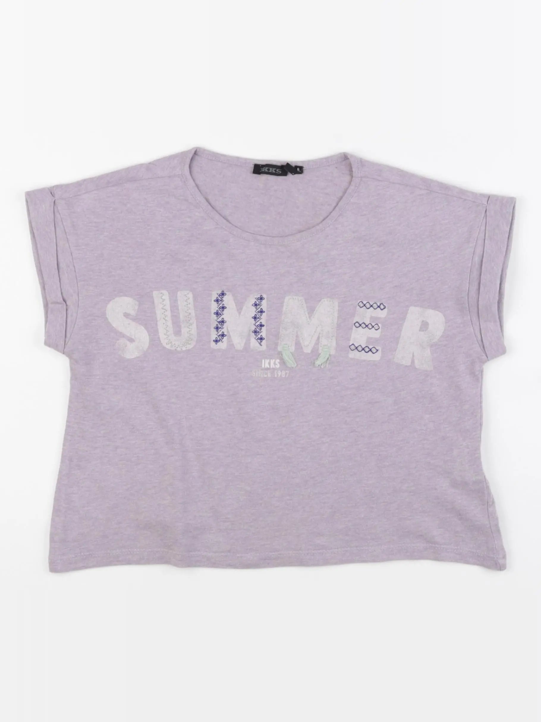 IKKS - tee-shirt violet - 6 ans