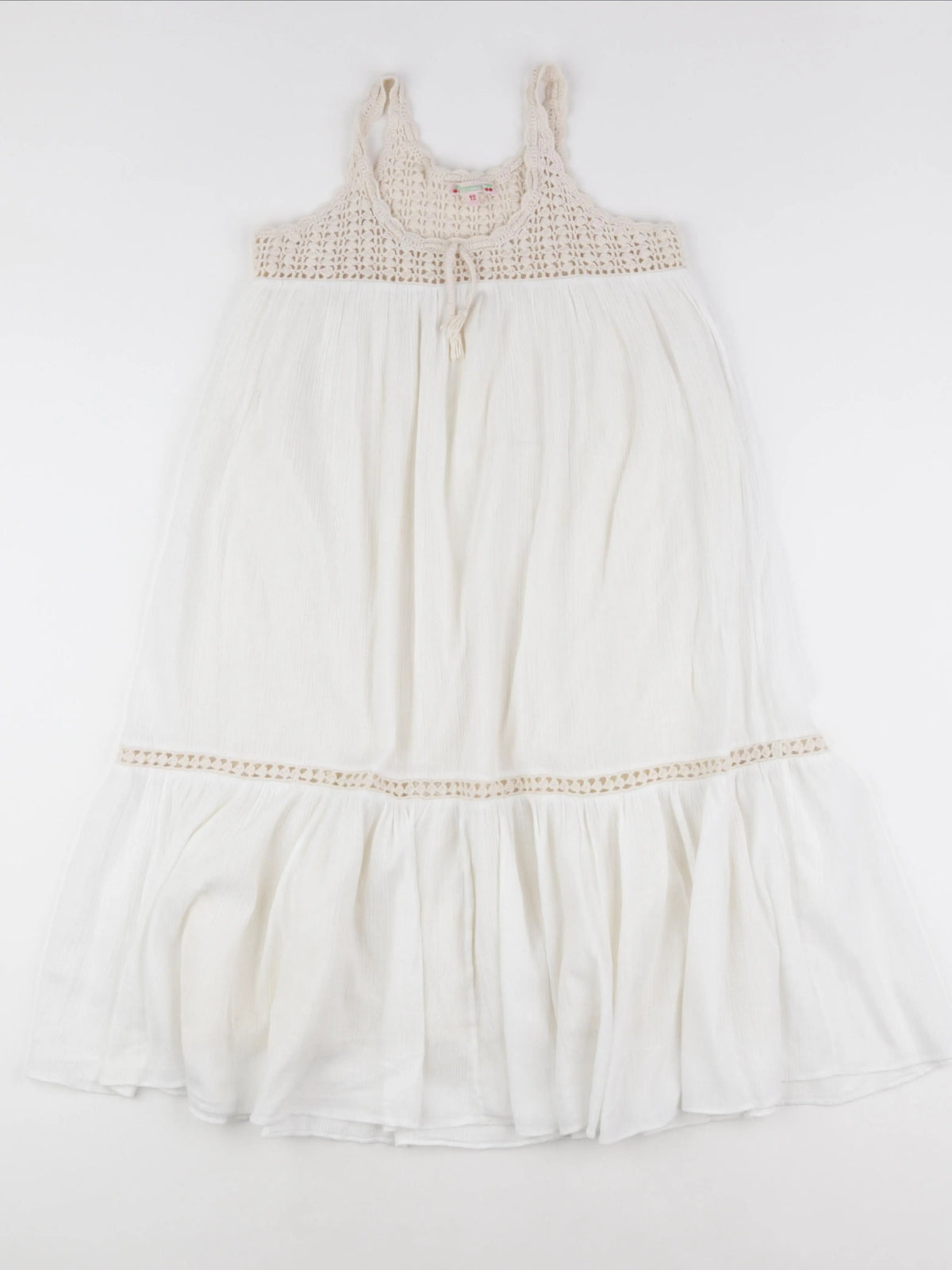 Bonpoint - robe blanc - 12 ans