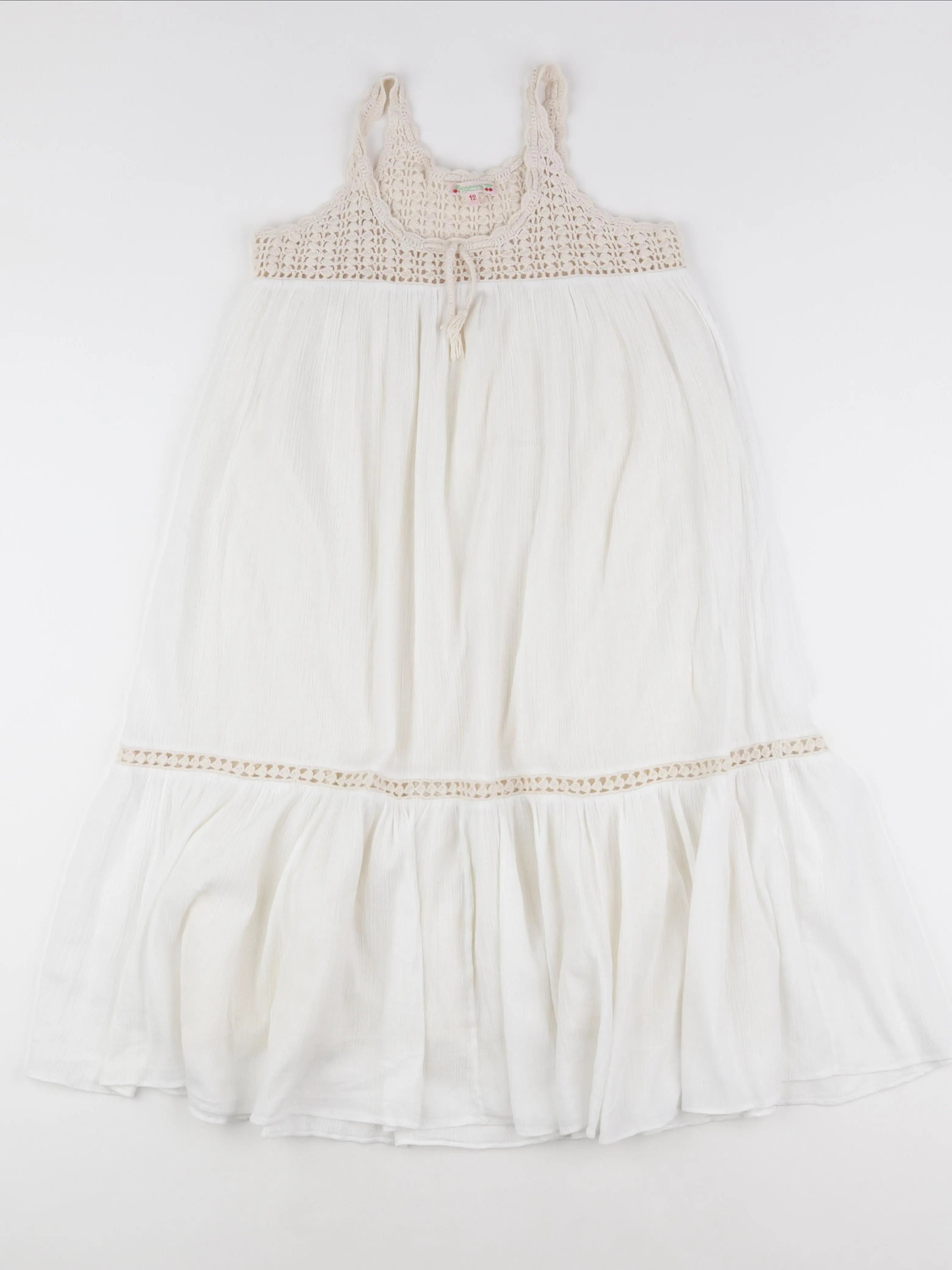 Bonpoint - robe blanc - 12 ans