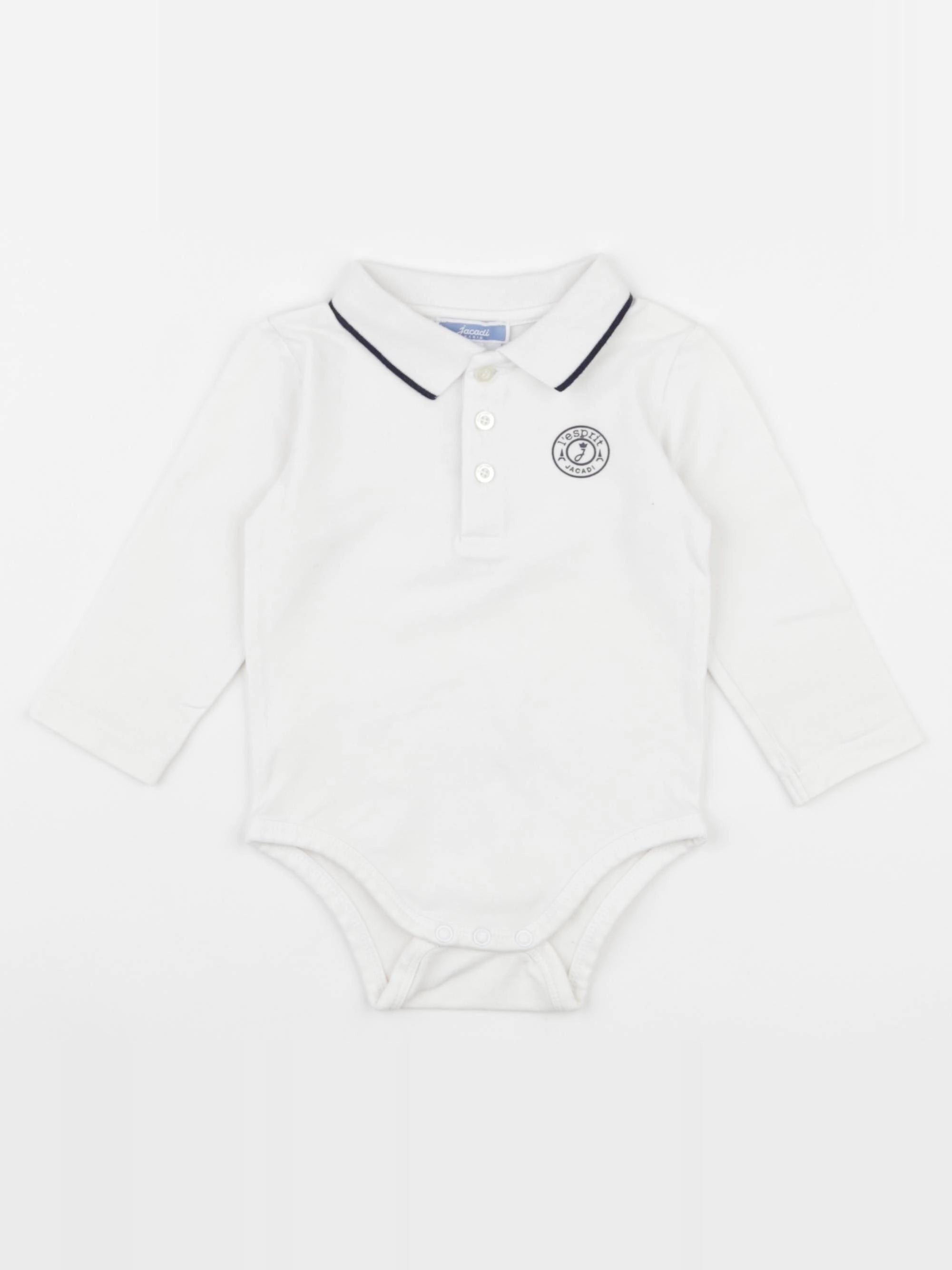 Jacadi - body à col blanc - 12 mois