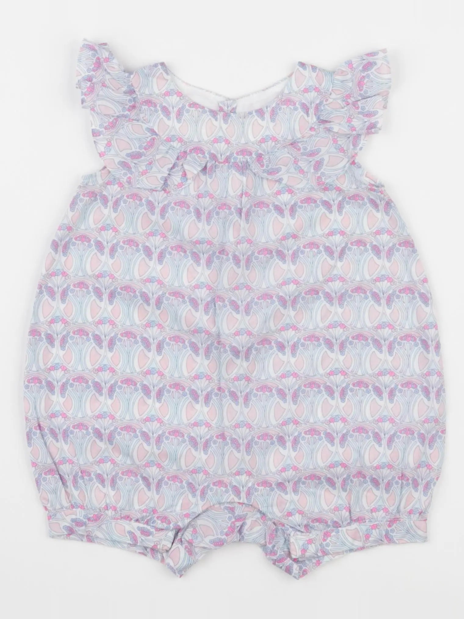 Jacadi - combinaison liberty multicolore - 12 mois