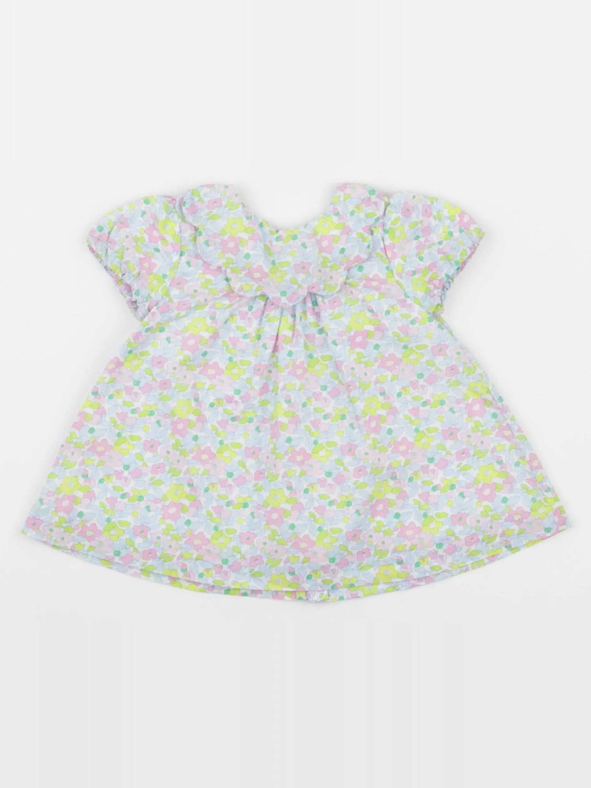 Jacadi - robe liberty multicolore - 3 mois