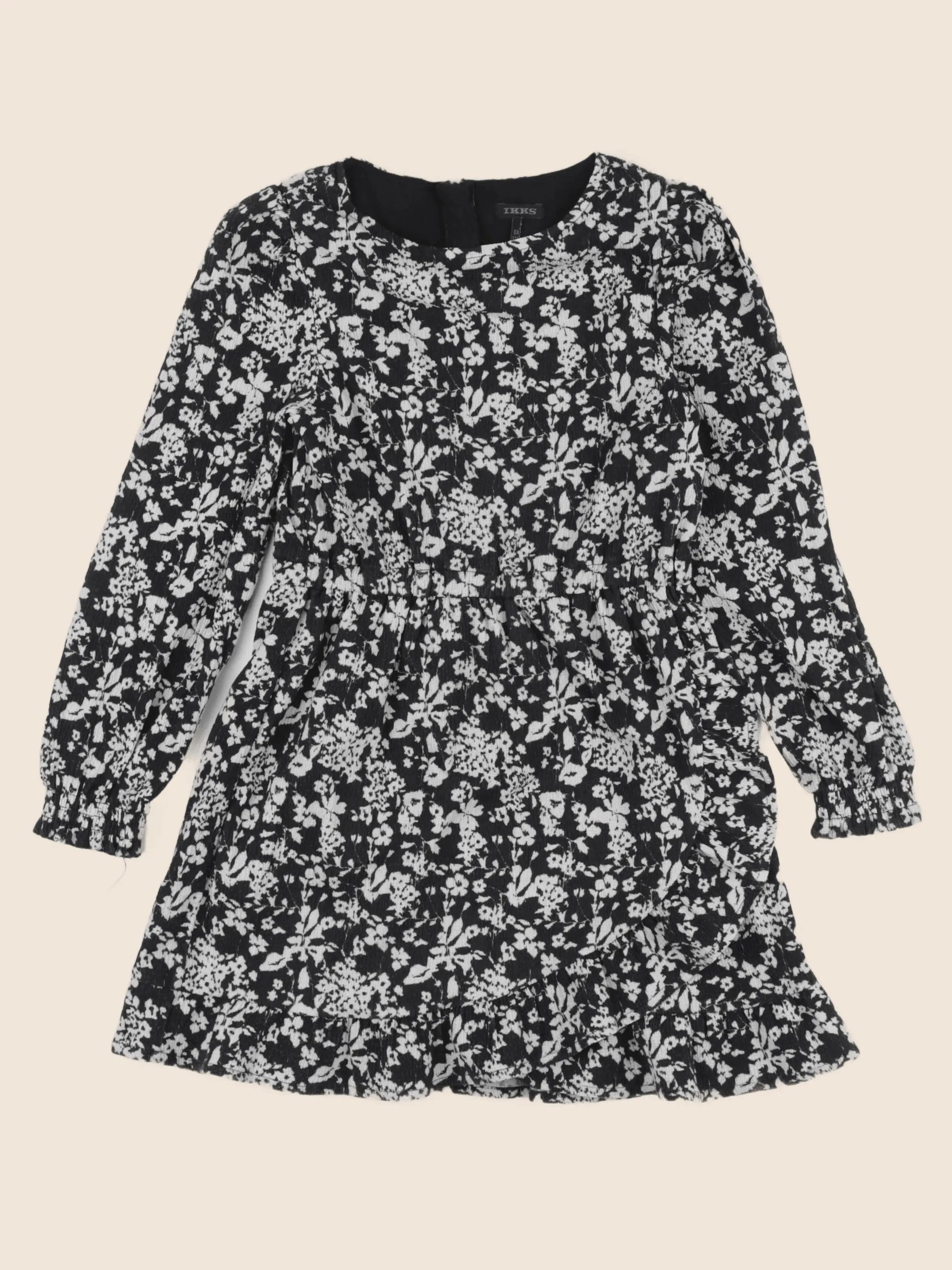 IKKS - robe noir - 8 ans