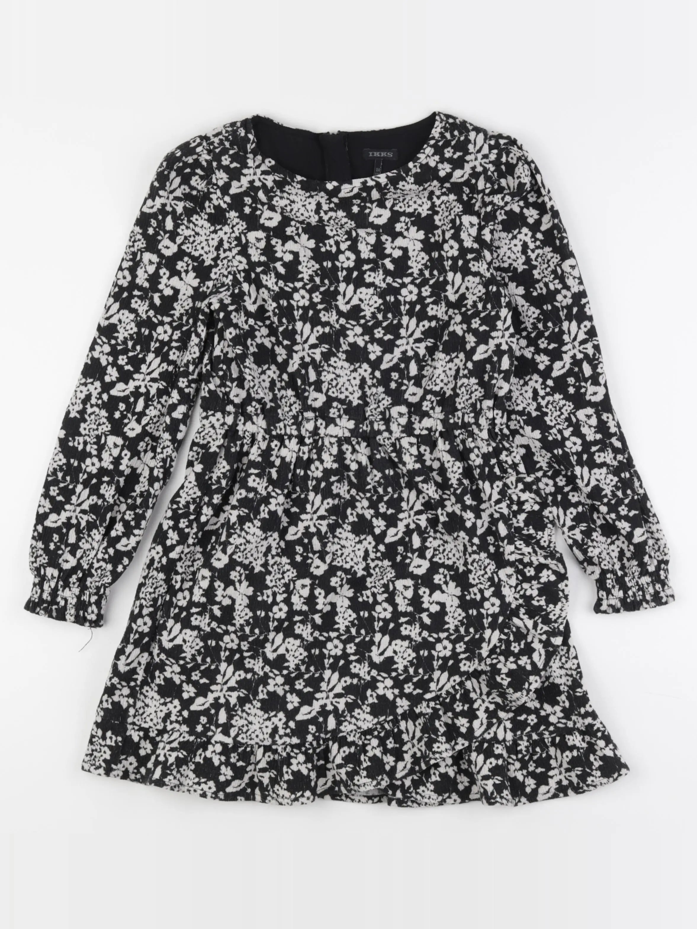 IKKS - robe noir - 8 ans