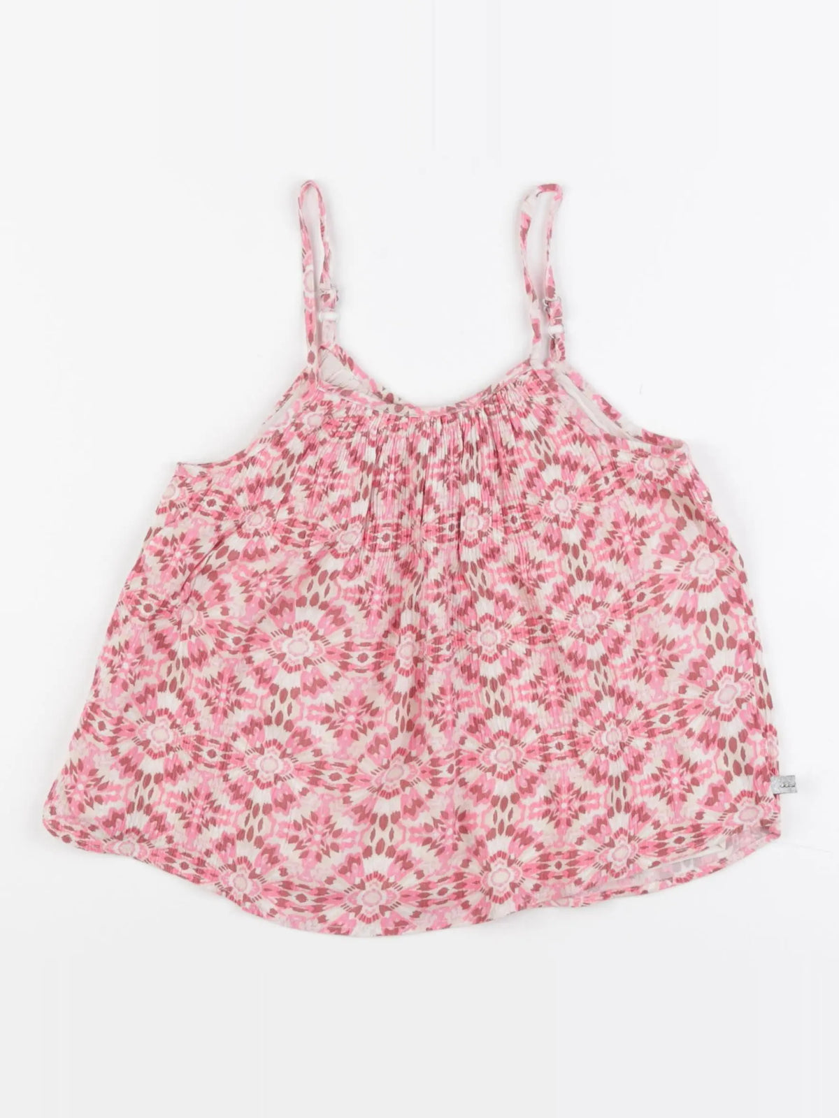 IKKS - blouse rose fluo - 8 ans