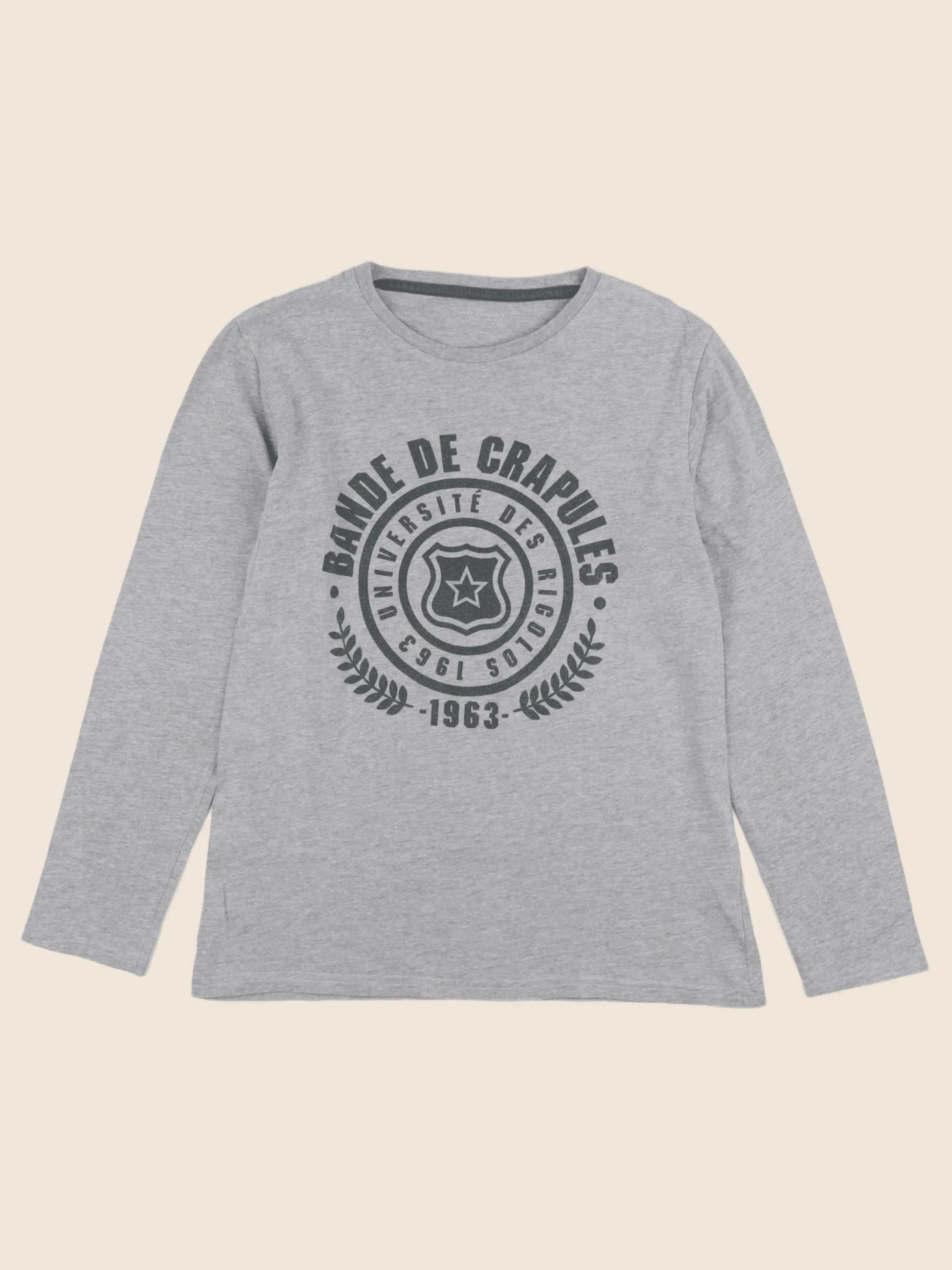 Vertbaudet - tee-shirt gris - 12 ans
