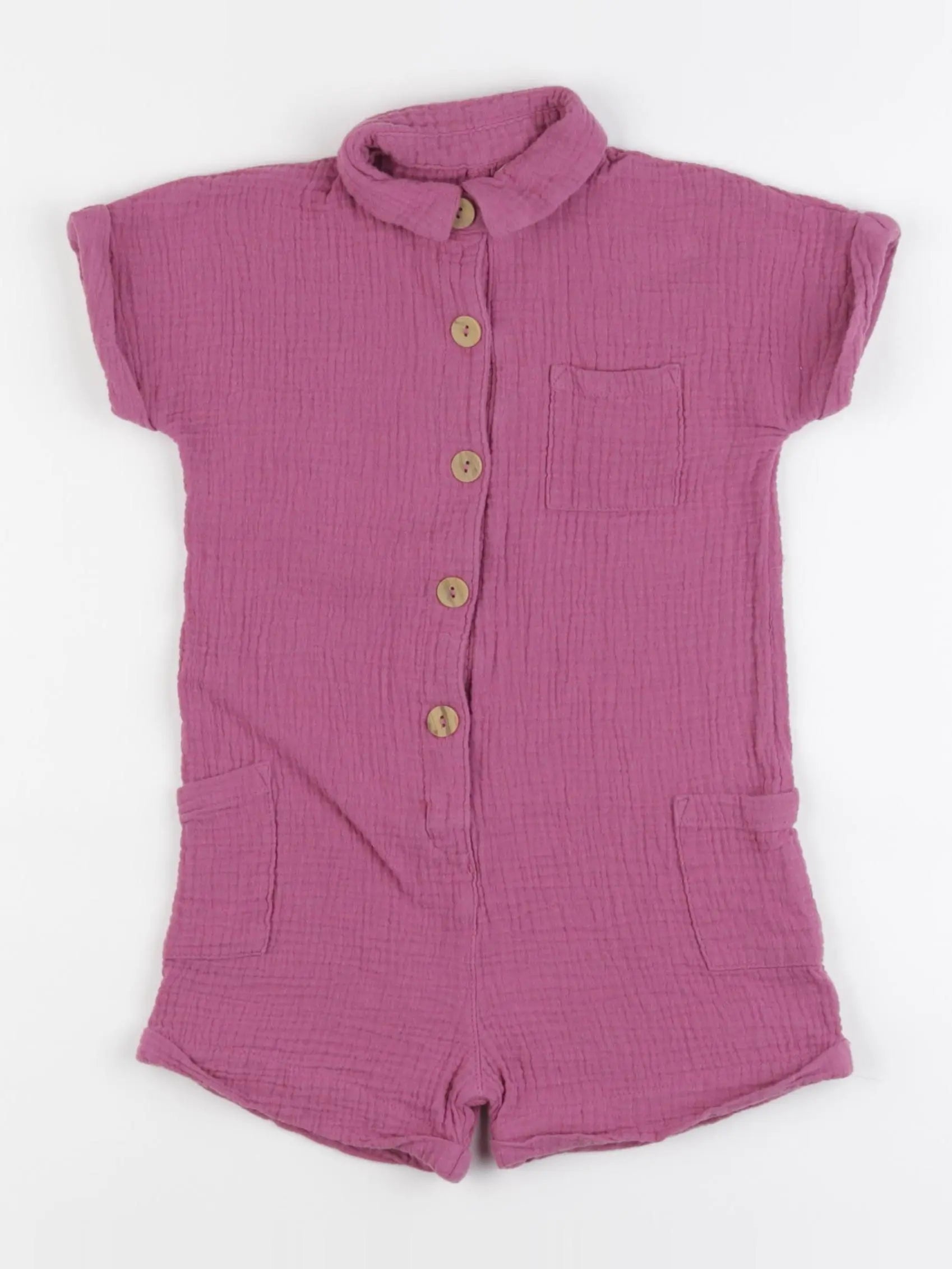 Vertbaudet - combinaison violet - 4 ans