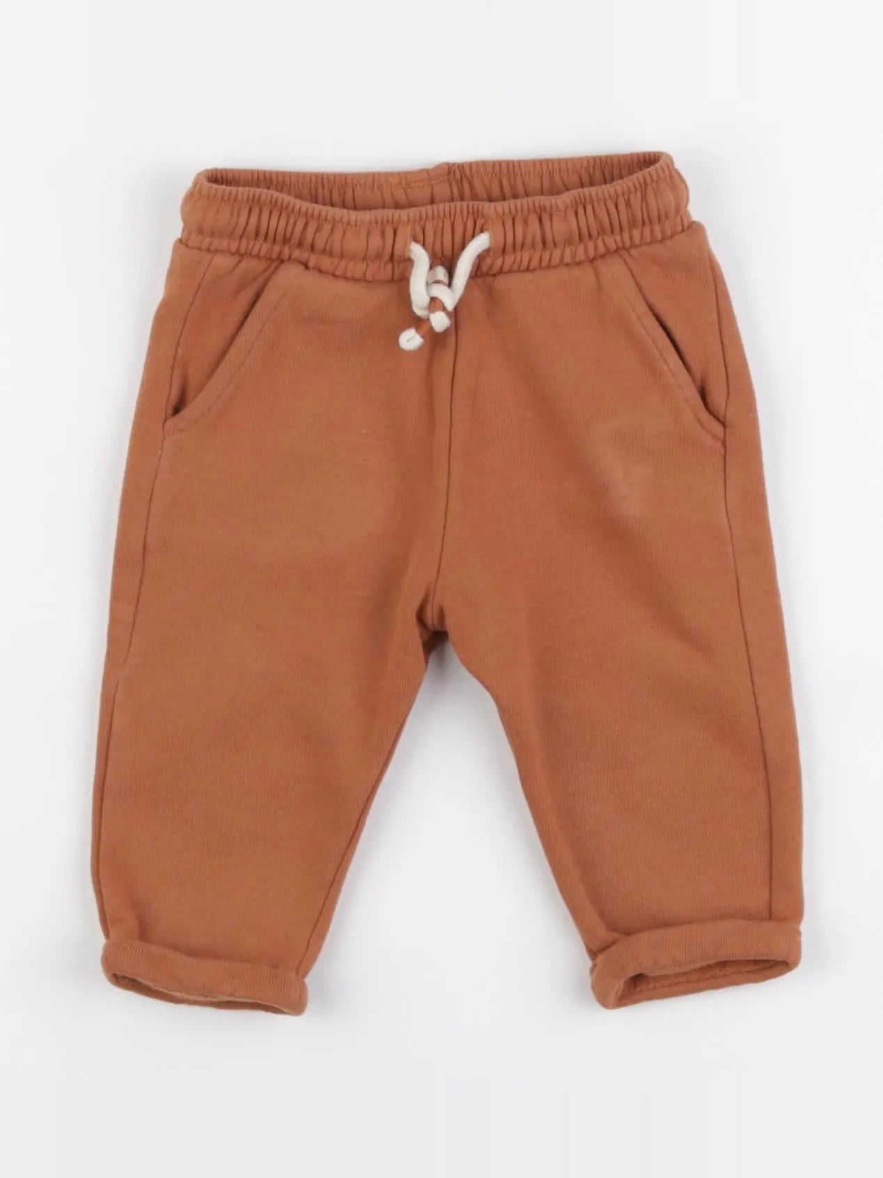 Vertbaudet - pantalon marron - 6 mois