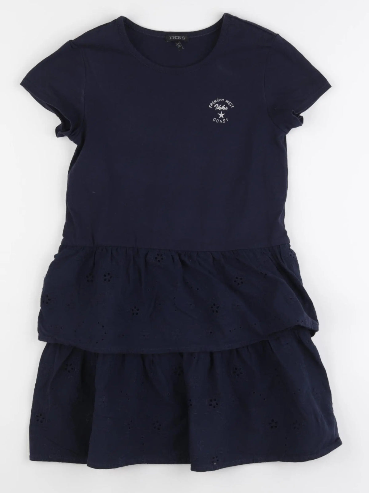 IKKS - robe bleu - 6 ans