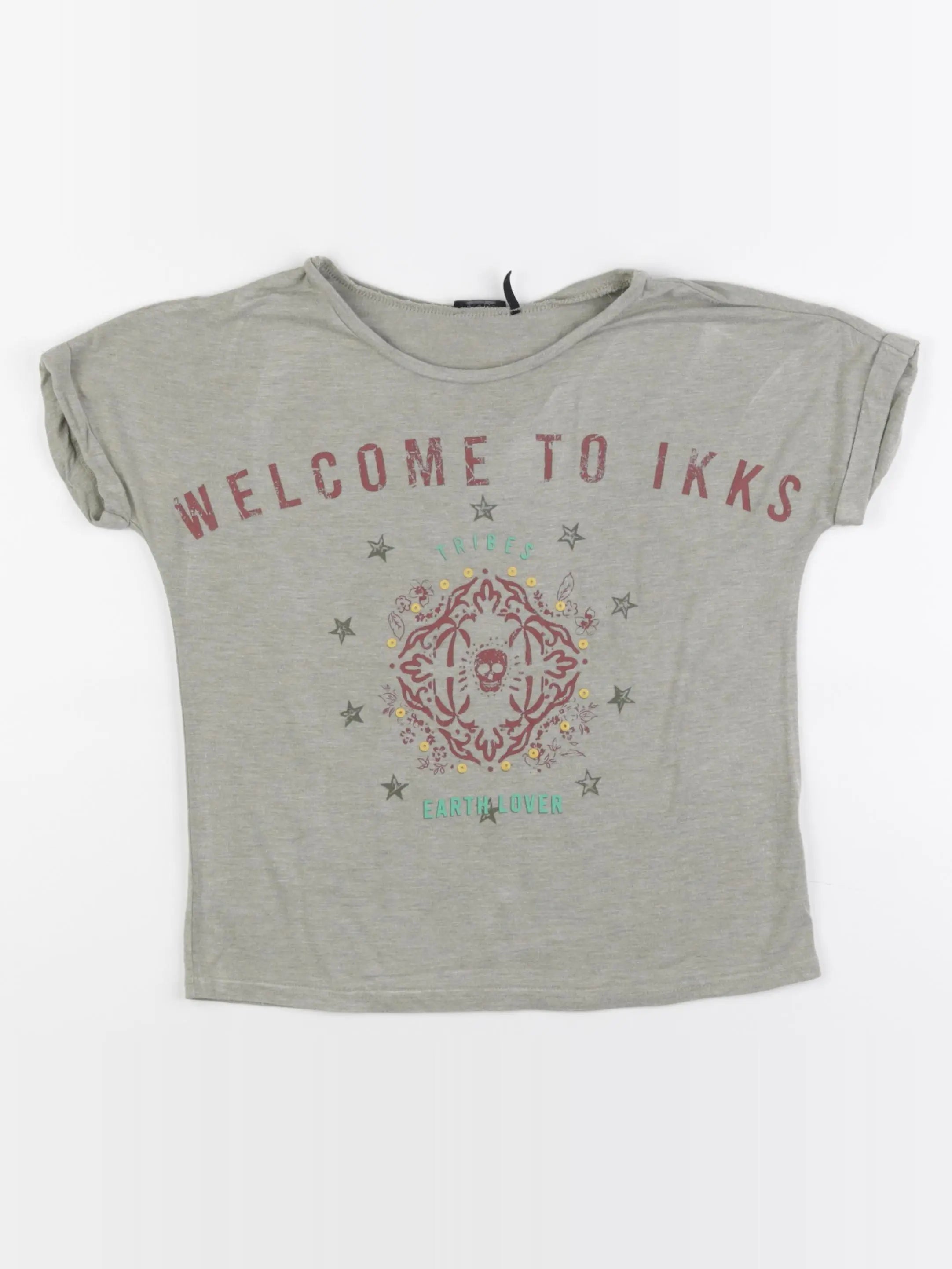 IKKS - tee-shirt vert - 10 ans