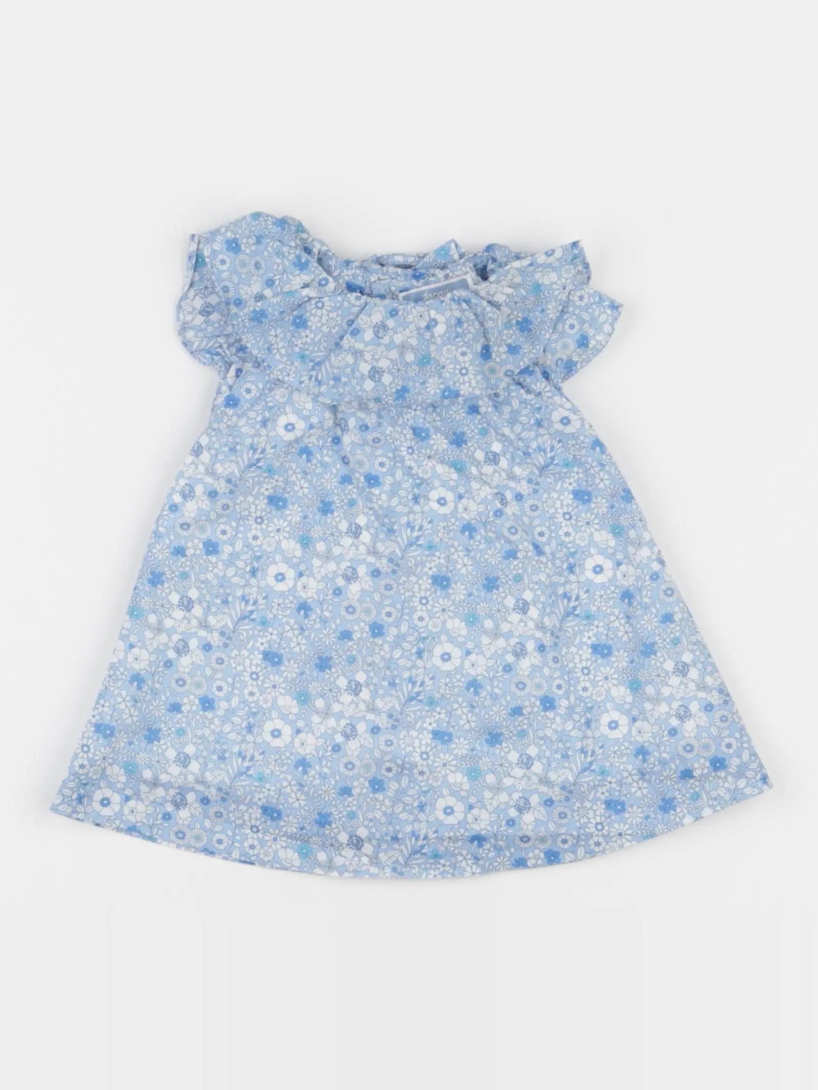 Jacadi - robe liberty bleu - 3 mois