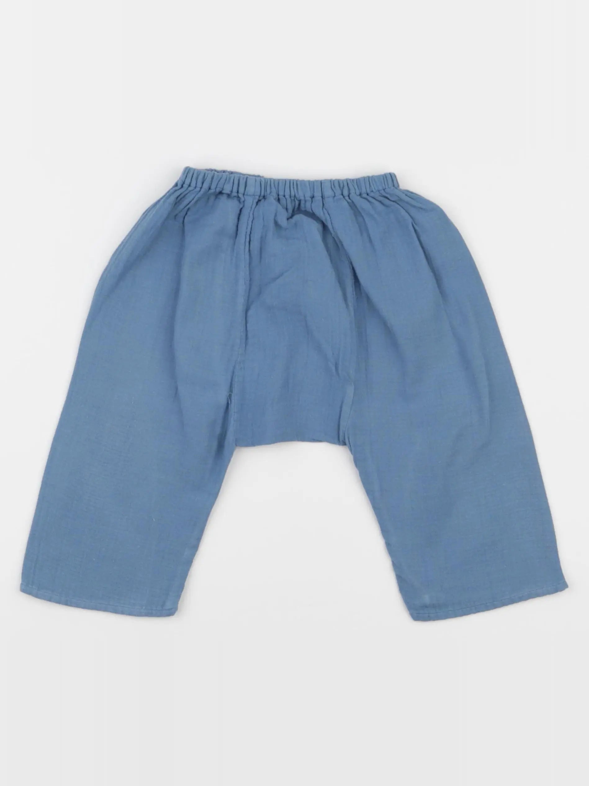 Bonton - sarouel bleu - 12 mois