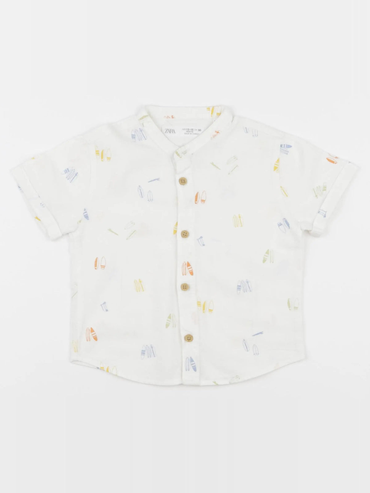 Zara - chemise blanc - 12/18 mois