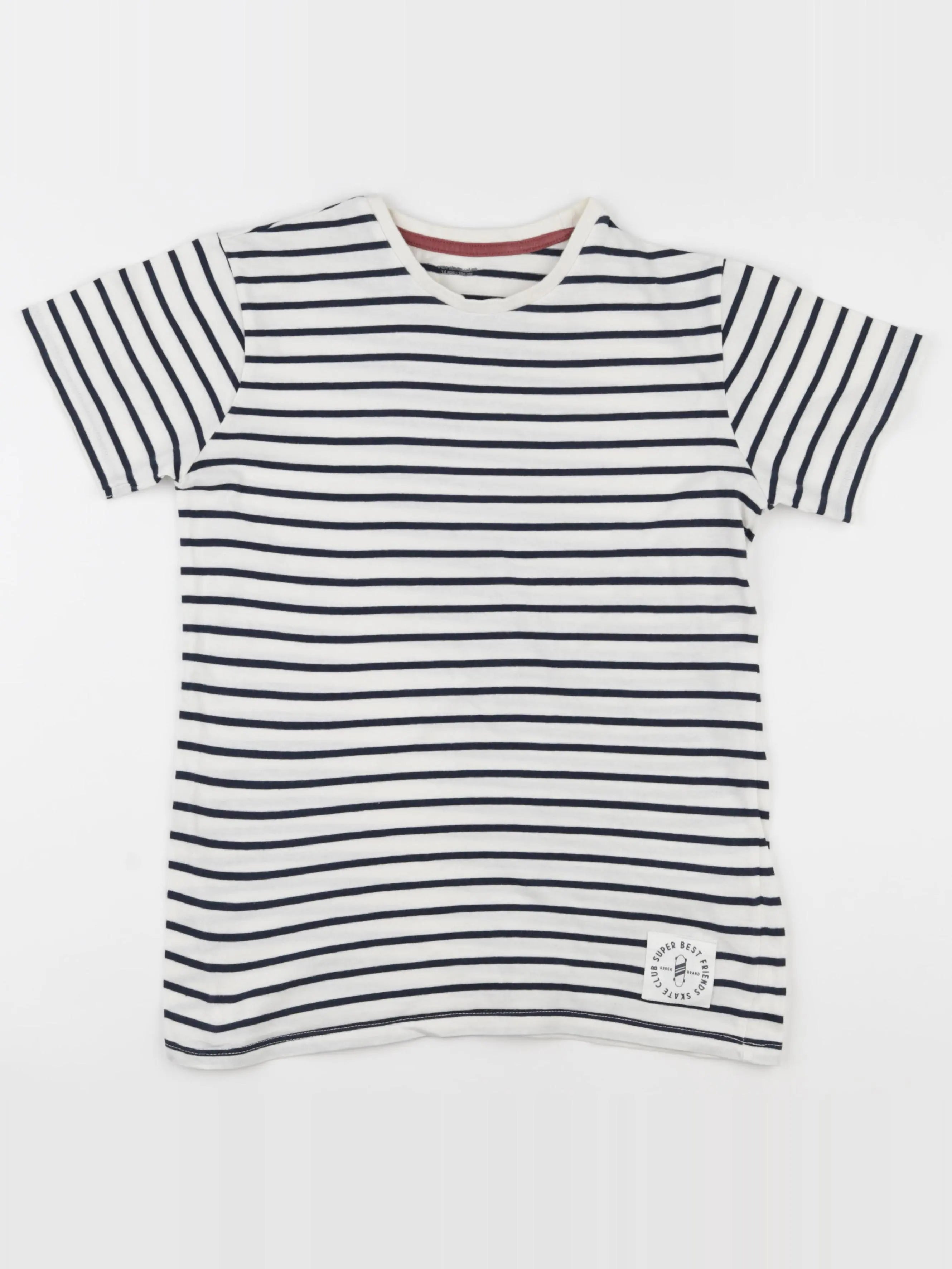 Vertbaudet - tee-shirt blanc - 14 ans