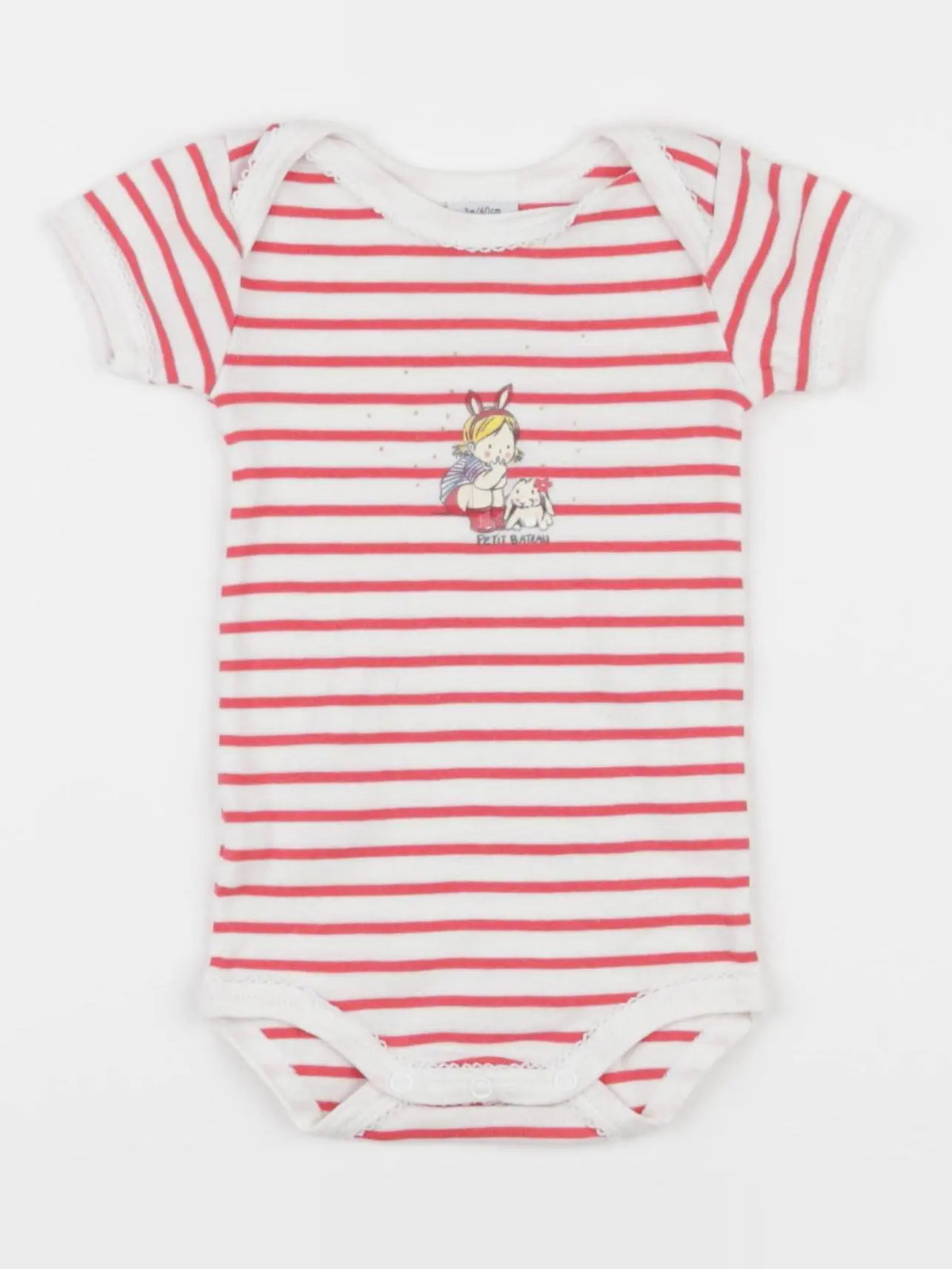 Petit Bateau - body blanc - 3 mois